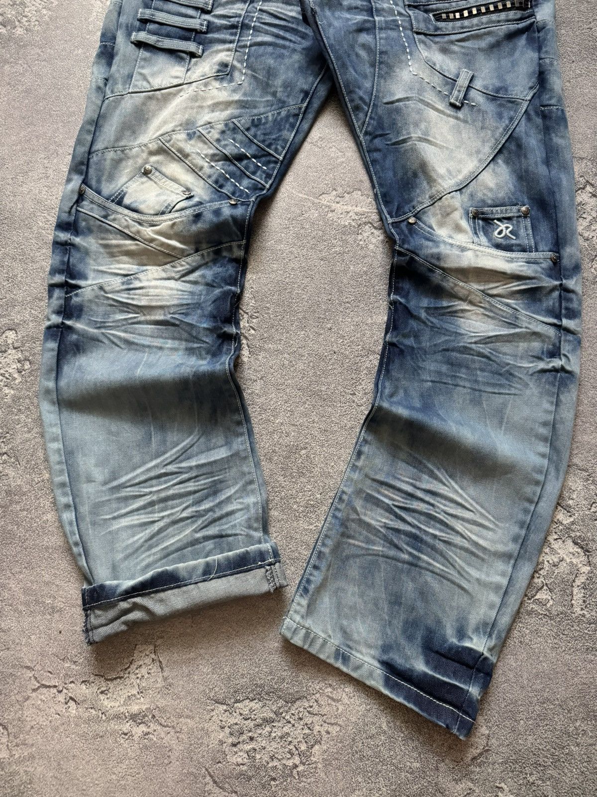 Japanese Brand JapRag By Okusama zaniki cargo denim pant trouser Jean Japan Size US 38 / EU 54 - 3 Thumbnail