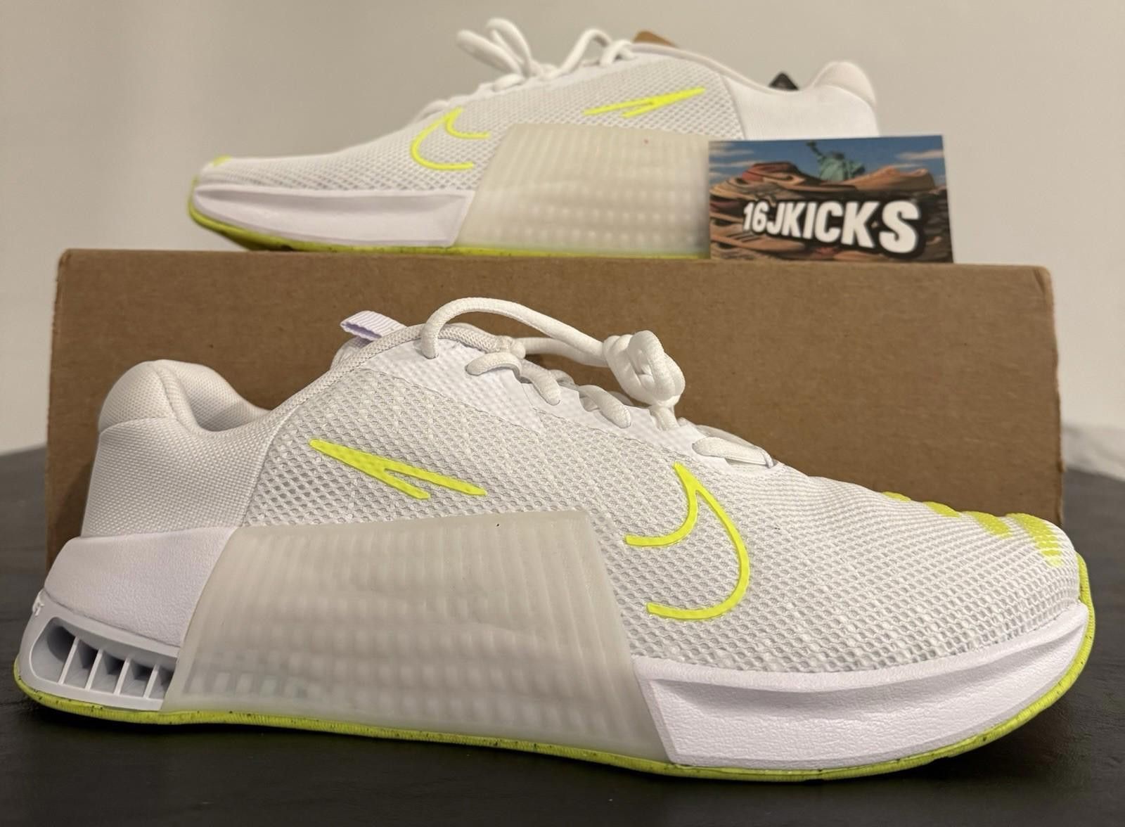 Nike Nike Metcon 9 White Volt Neon Green DZ2617-104 Men's Sz 9 Size US 9 / EU 42 - 1 Thumbnail