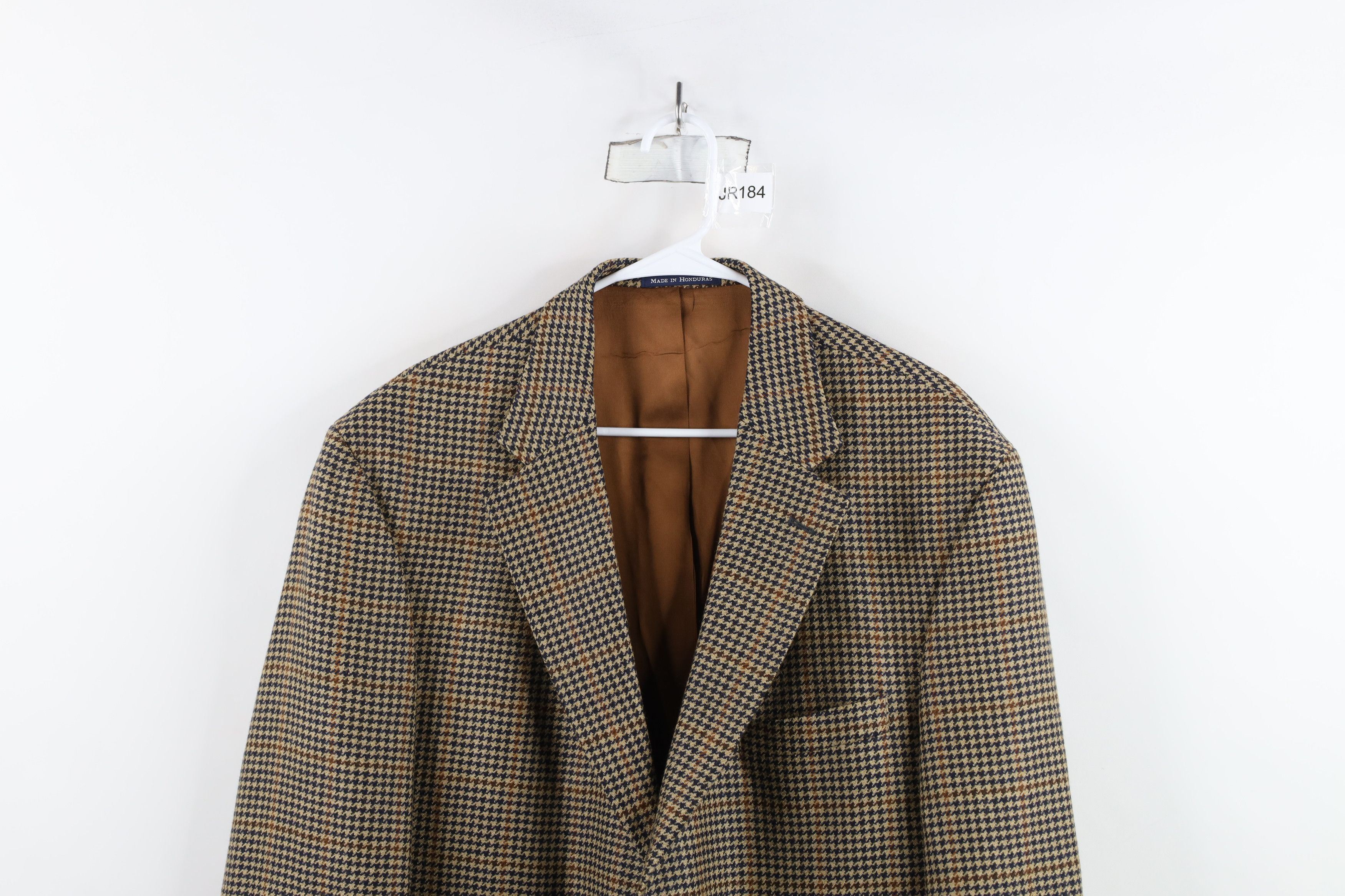 Lands' End × Vintage Vintage 90s Lands End Houndstooth Suit Coat Blazer Jacket Size US L / EU 52-54 / 3 - 2 Thumbnail
