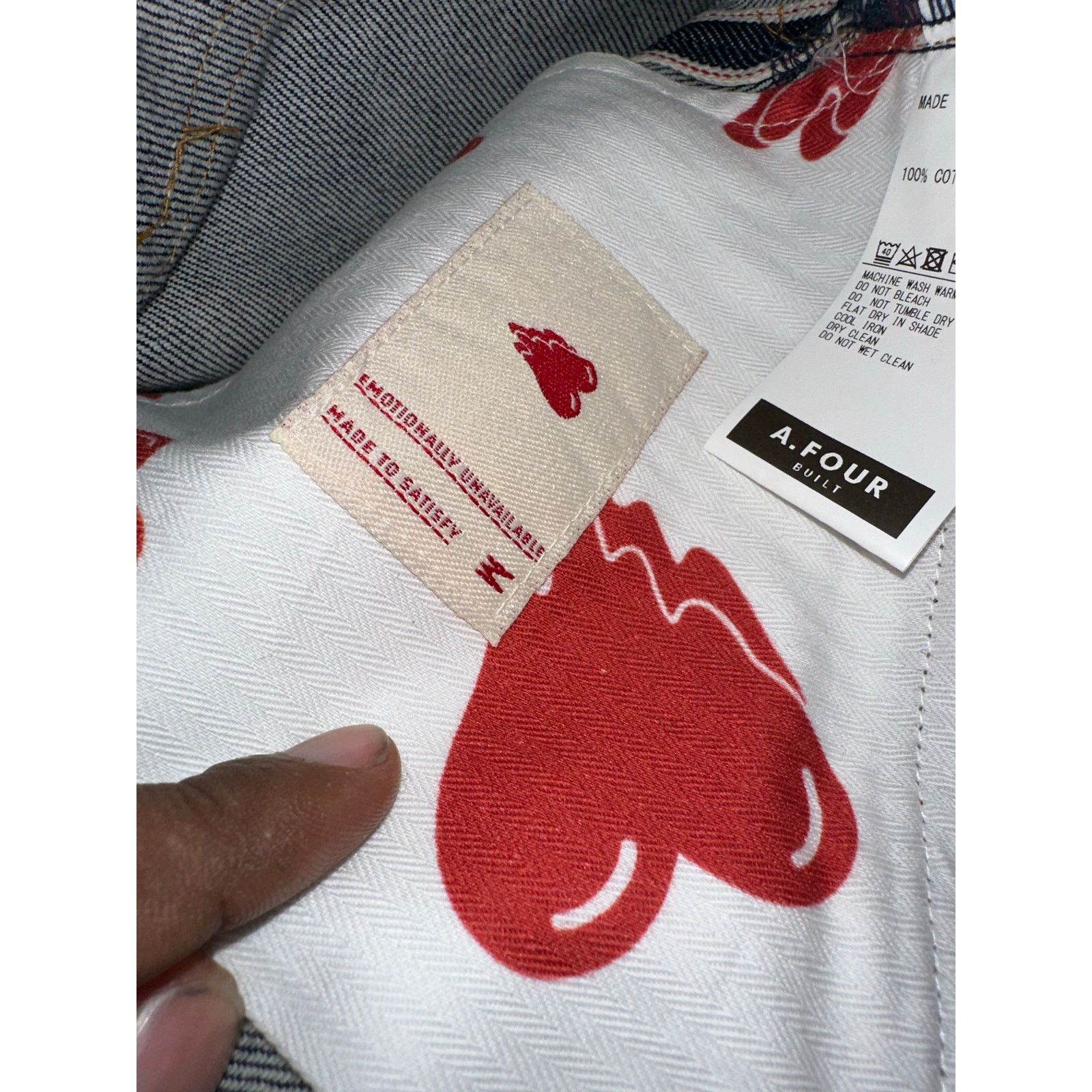 Emotionally Unavailable Emotionally Unavailable Japanese Denim - Sz 32 Size US 32 / EU 48 - 4 Thumbnail