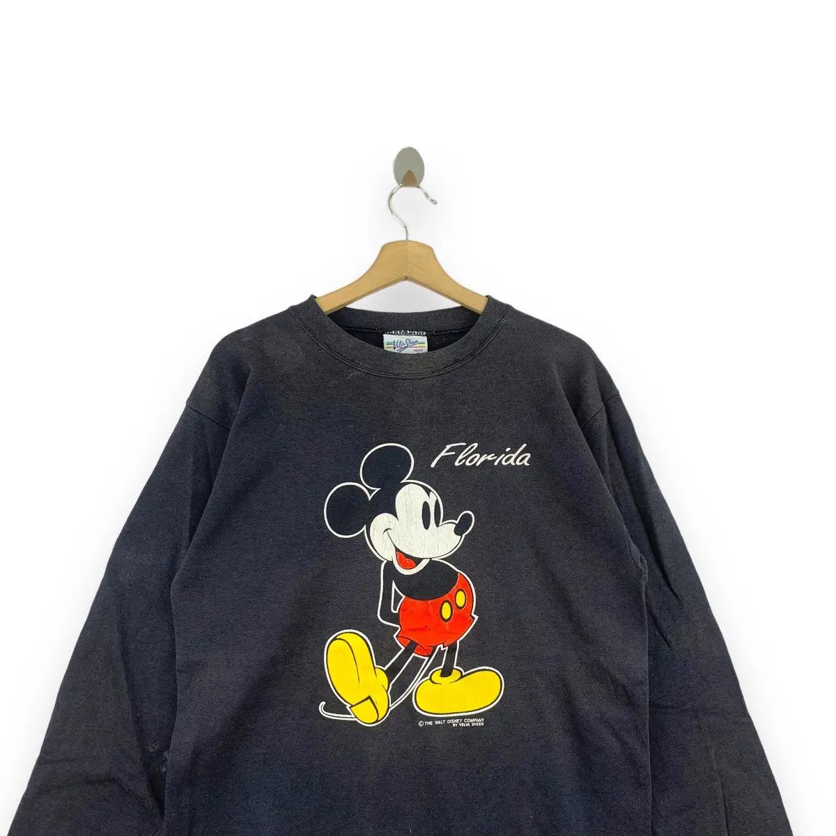 Disney Vintage 80’ VELVA SHEEN Disney Mickey Mouse Florida Size L / US 10 / IT 46 - 2 Thumbnail