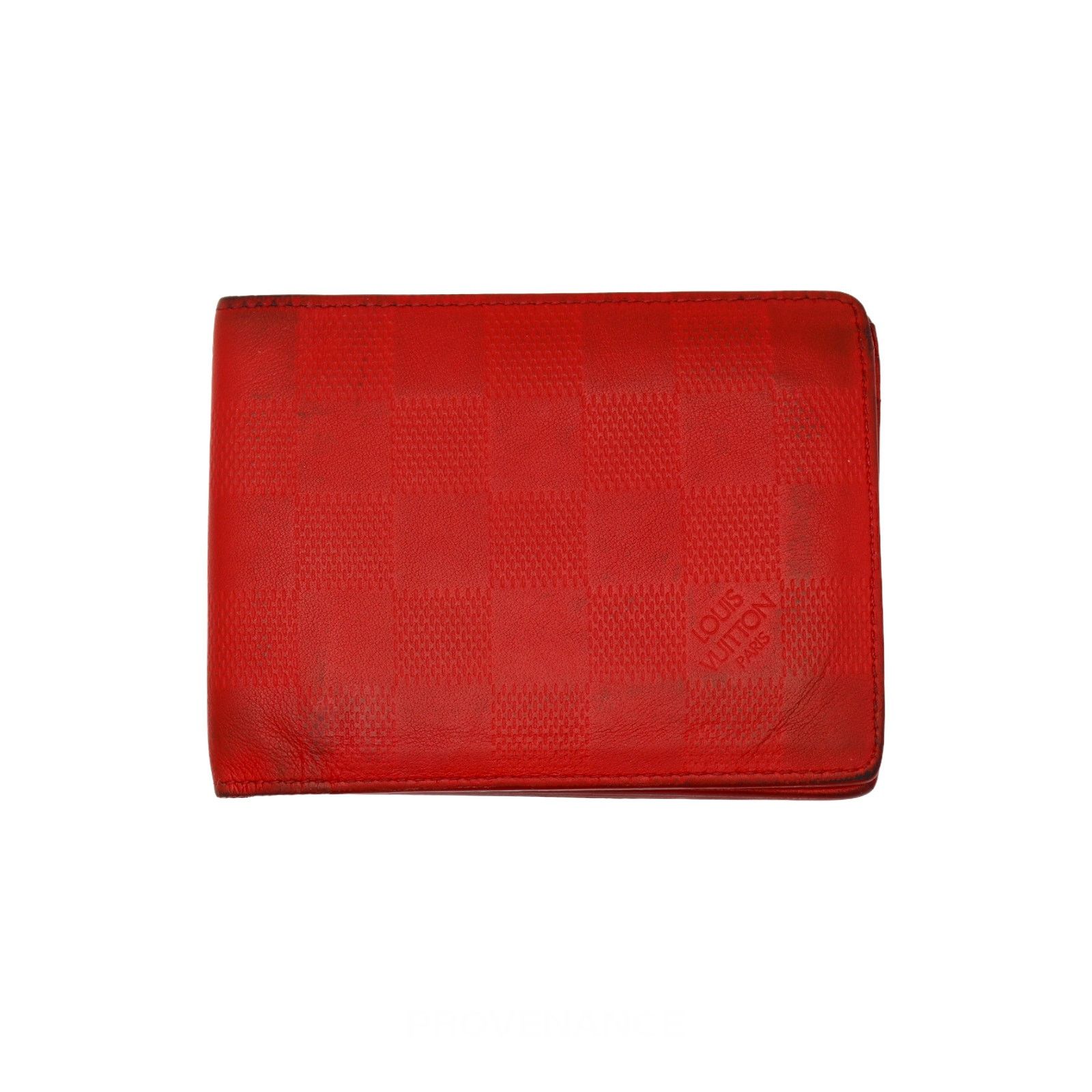 Louis Vuitton 🔴 Louis Vuitton Multiple Wallet - Damier Infini Magma Size ONE SIZE - 2 Thumbnail