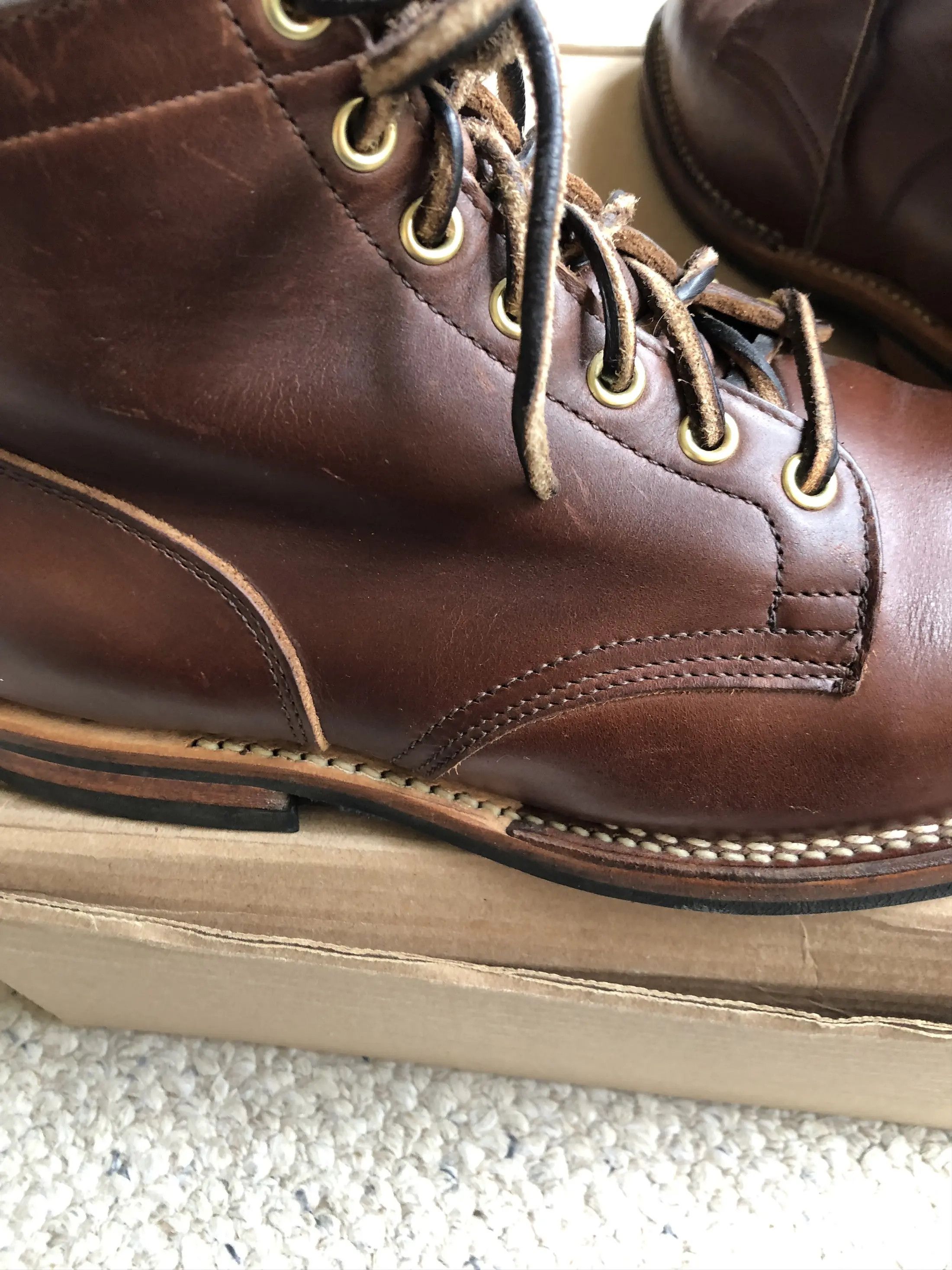 Viberg Service Boot in Brown CXL Chromexcel 2030 Last Size US 9 / EU 42 - 2 Thumbnail