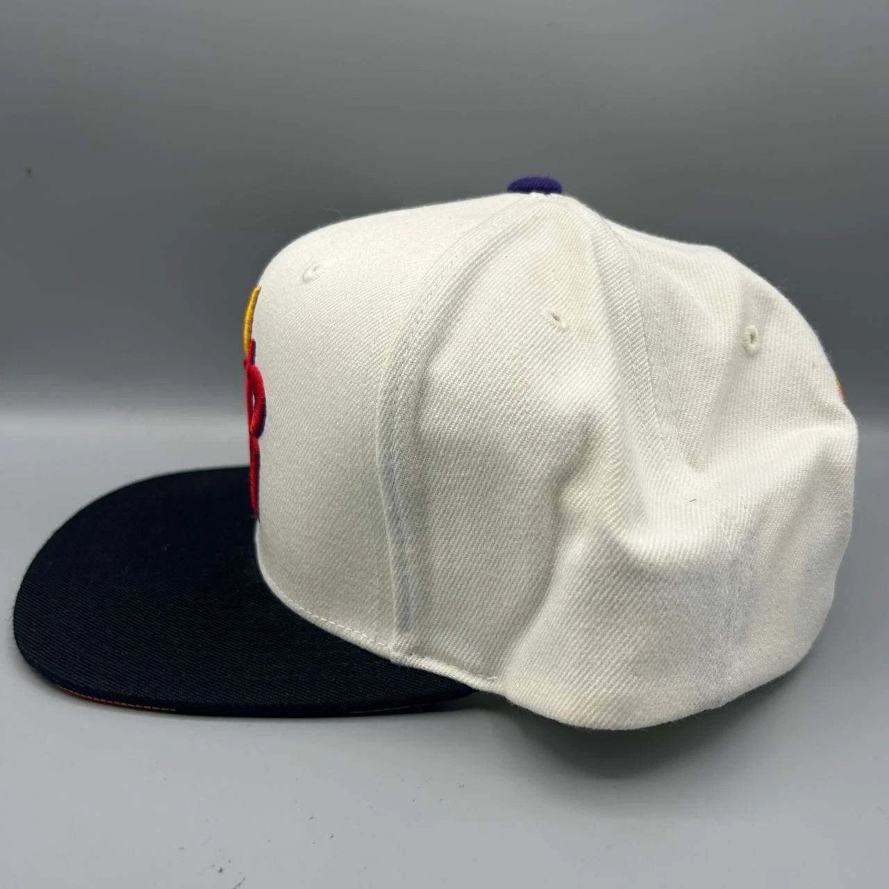 Mitchell & Ness Houston Rockets Hat Men White Black Embroidered Snap Back Size ONE SIZE - 6 Thumbnail