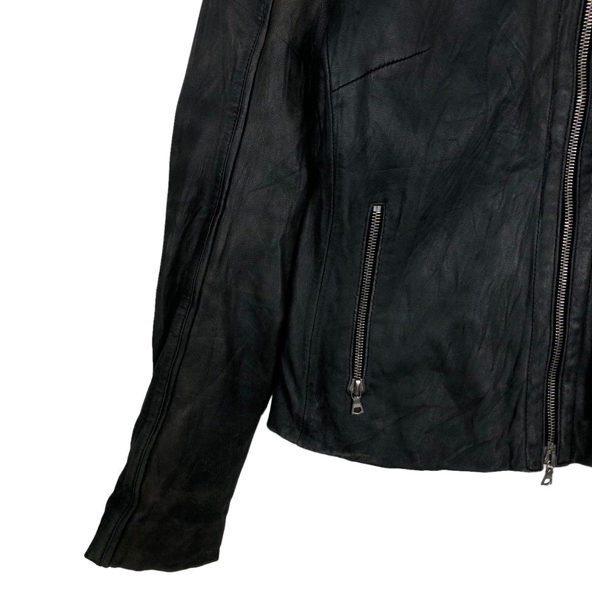 Japanese Brand 🔥90’s Unknown London Leather Biker Jacket Size US S / EU 44-46 / 1 - 3 Thumbnail
