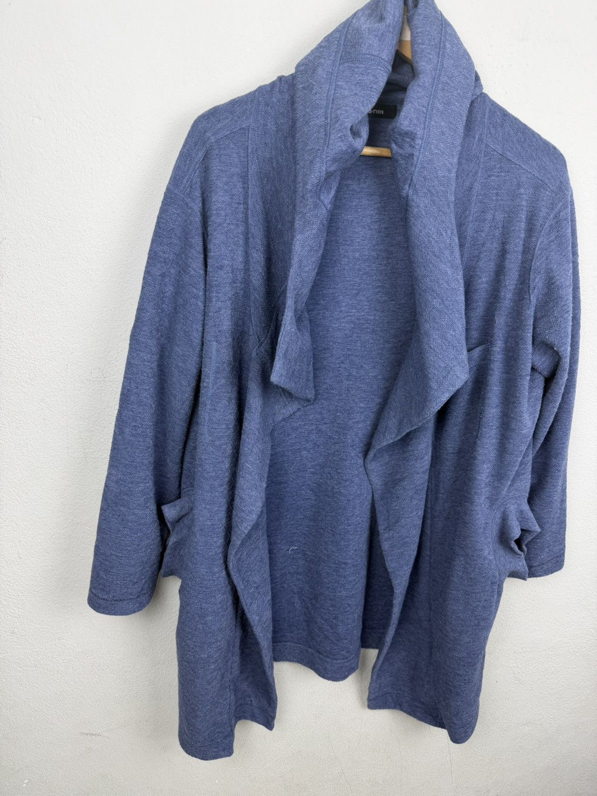 Ne-Net Né-net Issey Miyake Japan Draped Hooded Cardigan Jacket Size M / US 6-8 / IT 42-44 - 2 Thumbnail