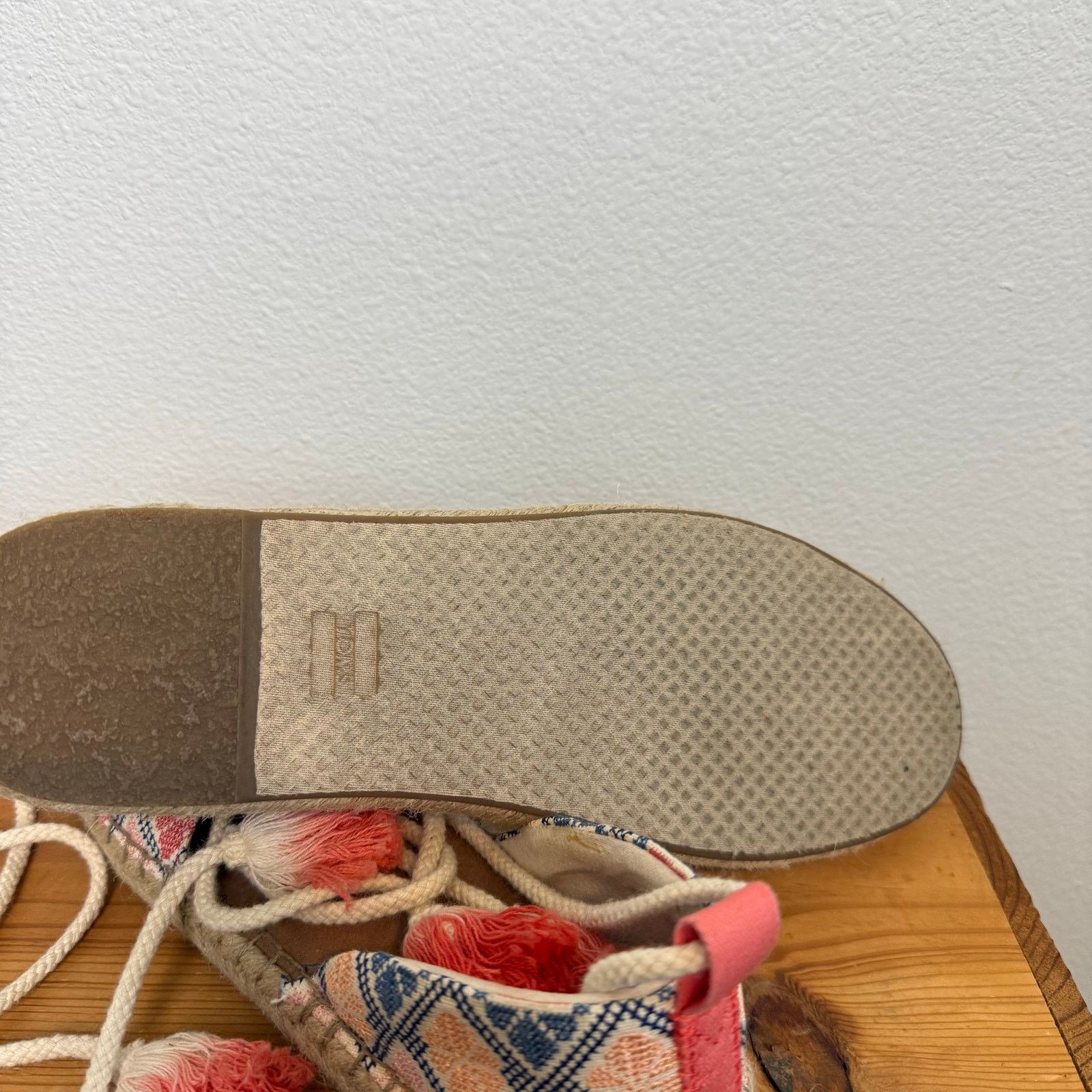 Toms Toms Katalina Espadrilles with Tassel Ties - Summer Flats Size US 8.5 / IT 38.5 - 8 Thumbnail