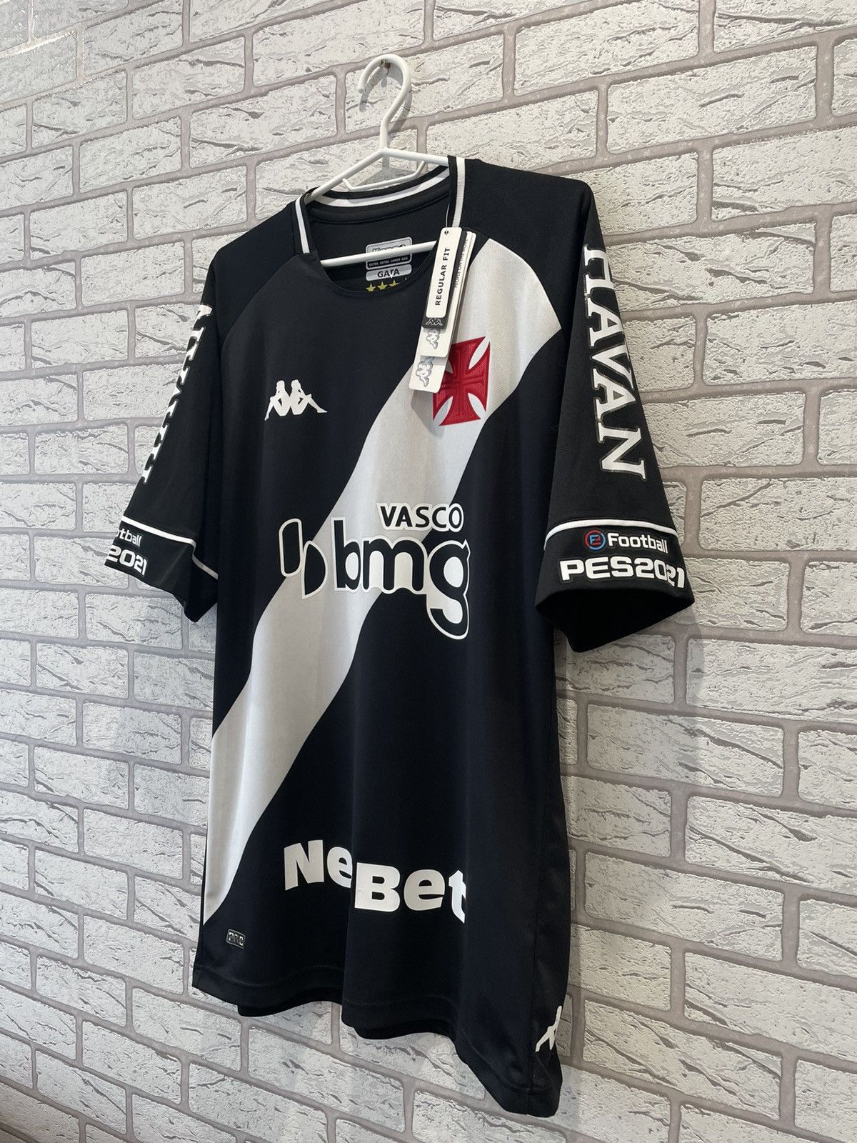 Vintage NEW Kappa Vasco Da Gama 2020 2021 Home Football Shirt Jersey Size US XL / EU 56 / 4 - 3 Thumbnail