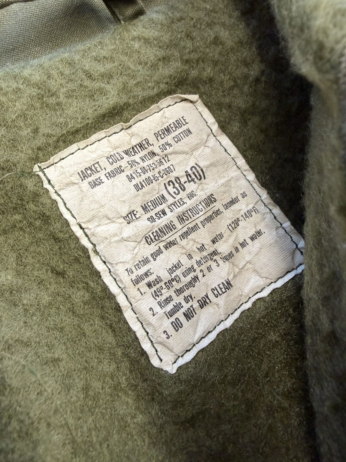 Other 1985 Vintage NDSTC Military Distressed Jacket Size US M / EU 48-50 / 2 - 6 Thumbnail