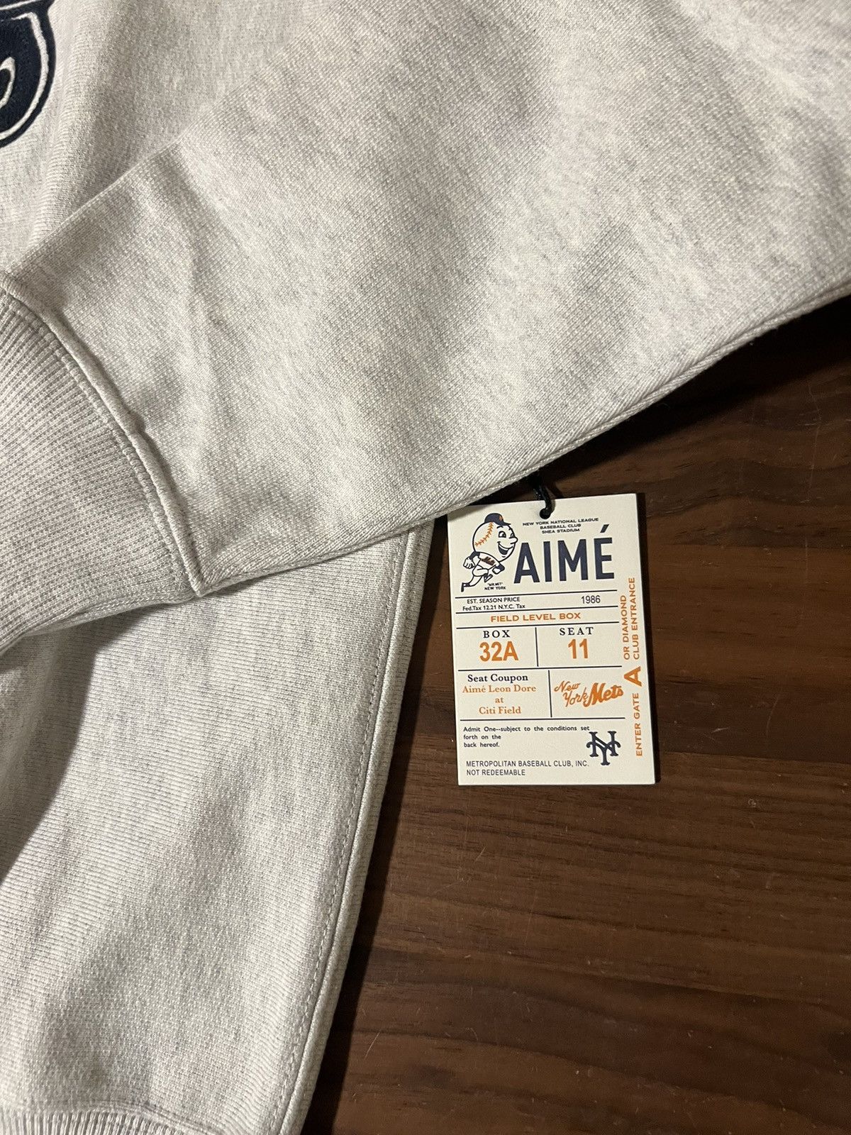 Aime Leon Dore Aime Leon Dore ALD New York Mets Chainstitch Crewneck Small Size US S / EU 44-46 / 1 - 6 Thumbnail