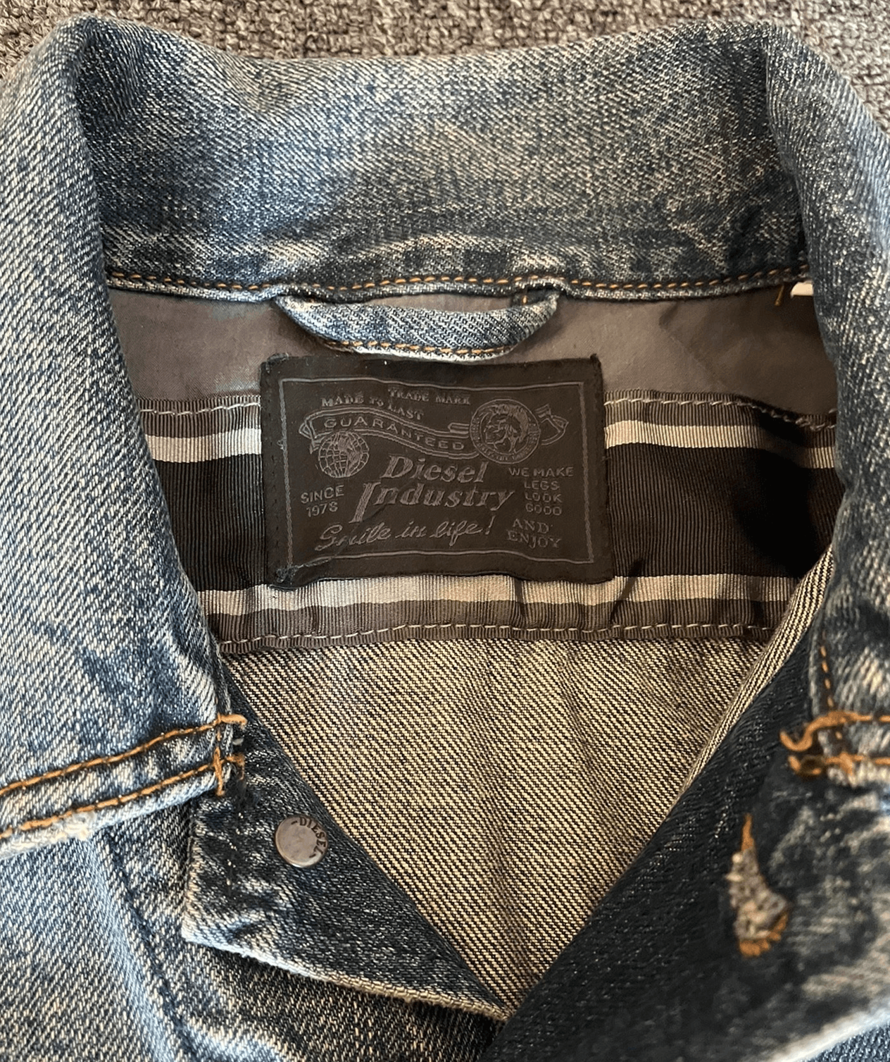 Diesel DIESEL gradient denim jacket size S Size US S / EU 44-46 / 1 - 3 Thumbnail