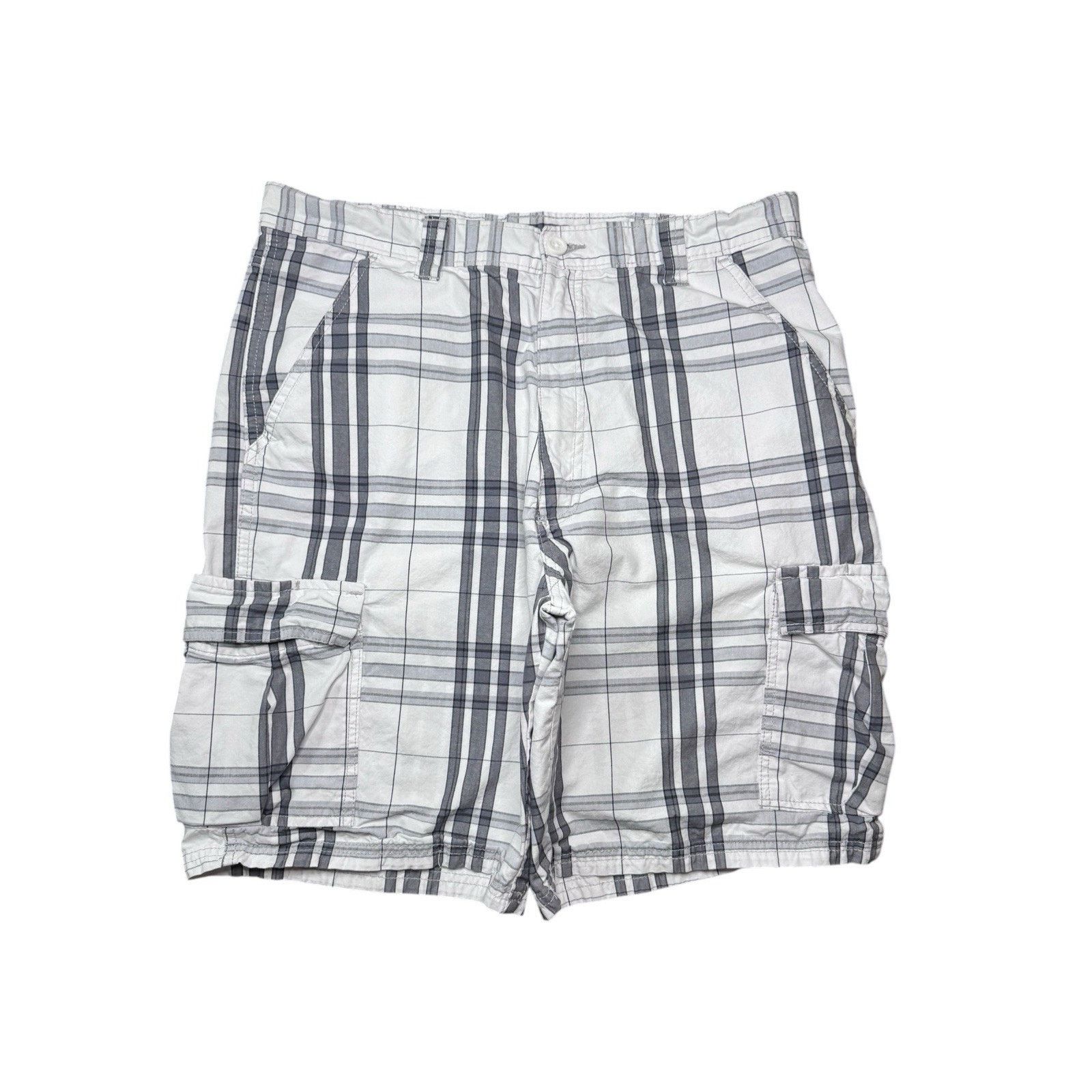 Wrangler Wrangler Mens 36 Plaid Baggy Shorts Y2k Vintage Skater Retro Size US 36 / EU 52 - 1 Thumbnail
