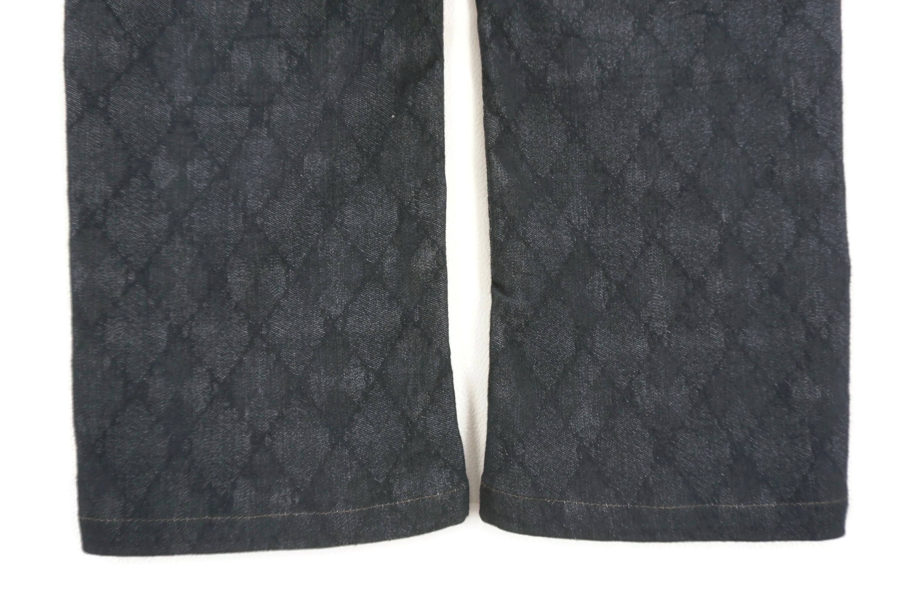 Japanese Brand Nicole Jeans Fit W33xL26.5 Matsuda Low-Rise Cropped Monogram Size US 30 / EU 46 - 10 Thumbnail