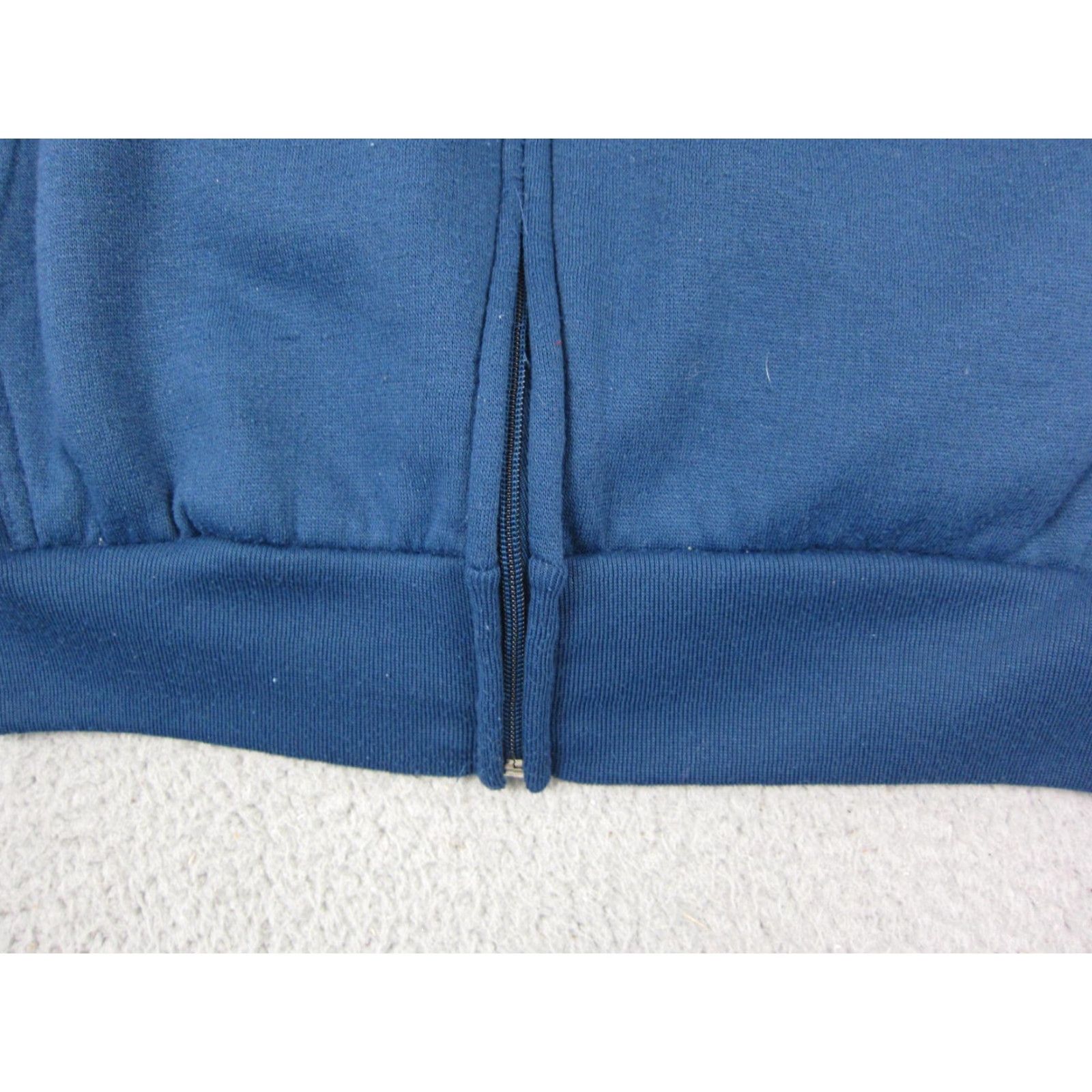 Vintage VINTAGE Franklin Hoodie Men L Blue Full Zip Fleece Sweatshirt 90s Logo Size US L / EU 52-54 / 3 - 6 Thumbnail