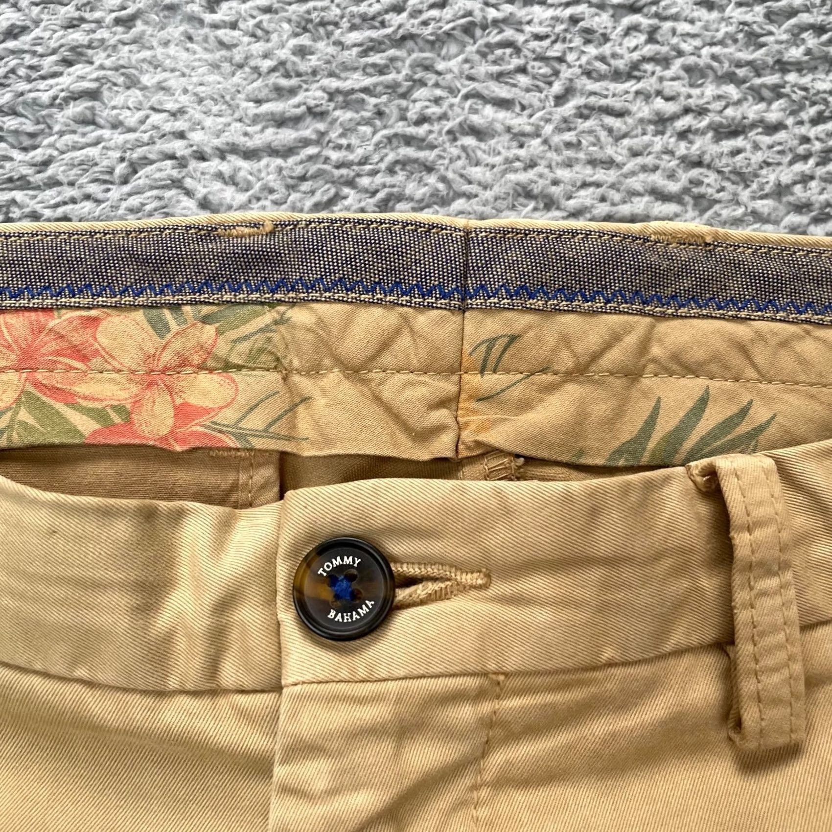 Tommy Hilfiger Tommy Hilfiger Pants Men 34x34 Beige Chino Slacks Pima Cotton Stretch Straight Leg Casual Travel Size US 34 / EU 50 - 7 Thumbnail