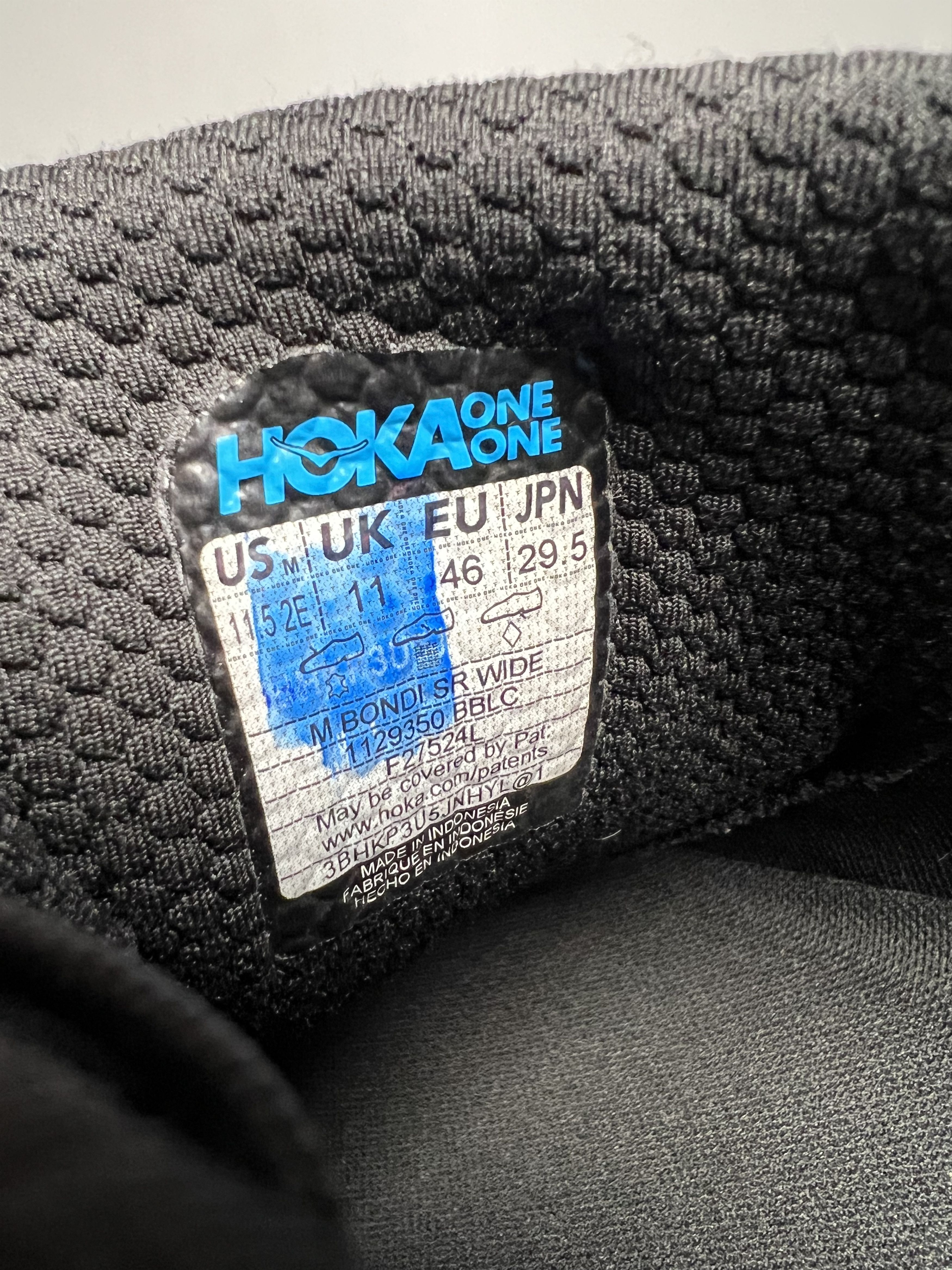 Hoka 11.5 EE Hoka One One Bondi SR Wide Running Shoes Walking Size US 11.5 / EU 44-45 - 18 Thumbnail