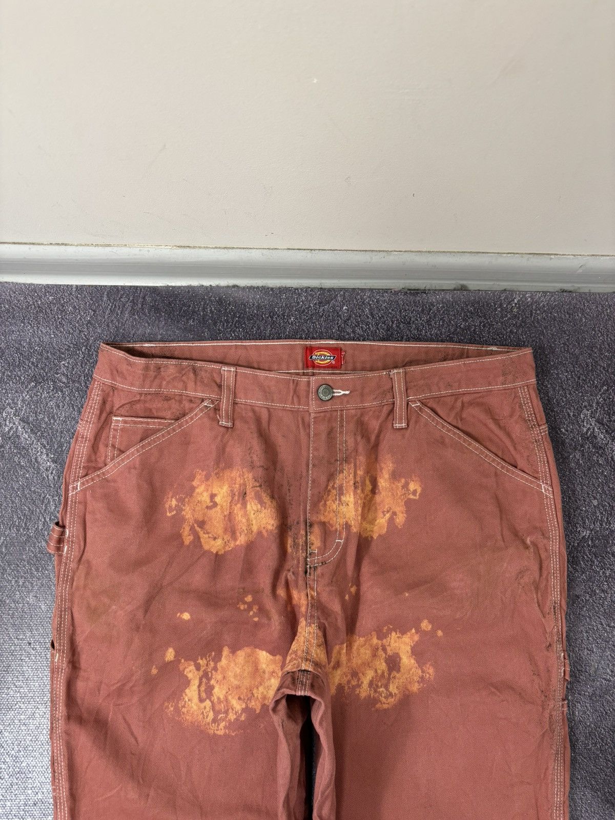 Dickies Vintage Dickies Y2K Fire Custom Hype Skate Baggy Pants Size US 34 / EU 50 - 10 Thumbnail