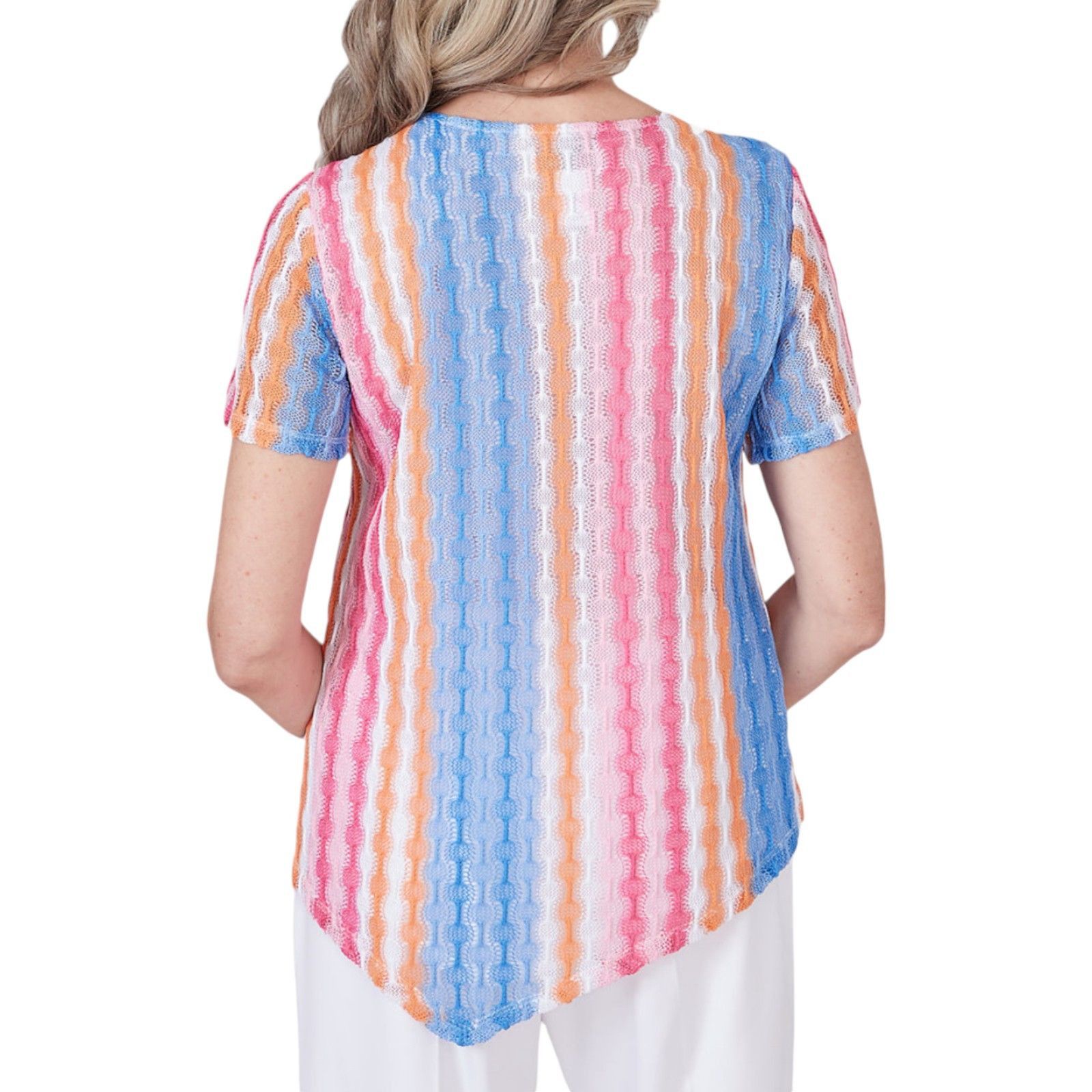 Other Alfred Dunner - Paradise Island - Women's Keyhole Neck Short Size M / US 6-8 / IT 42-44 - 2 Thumbnail