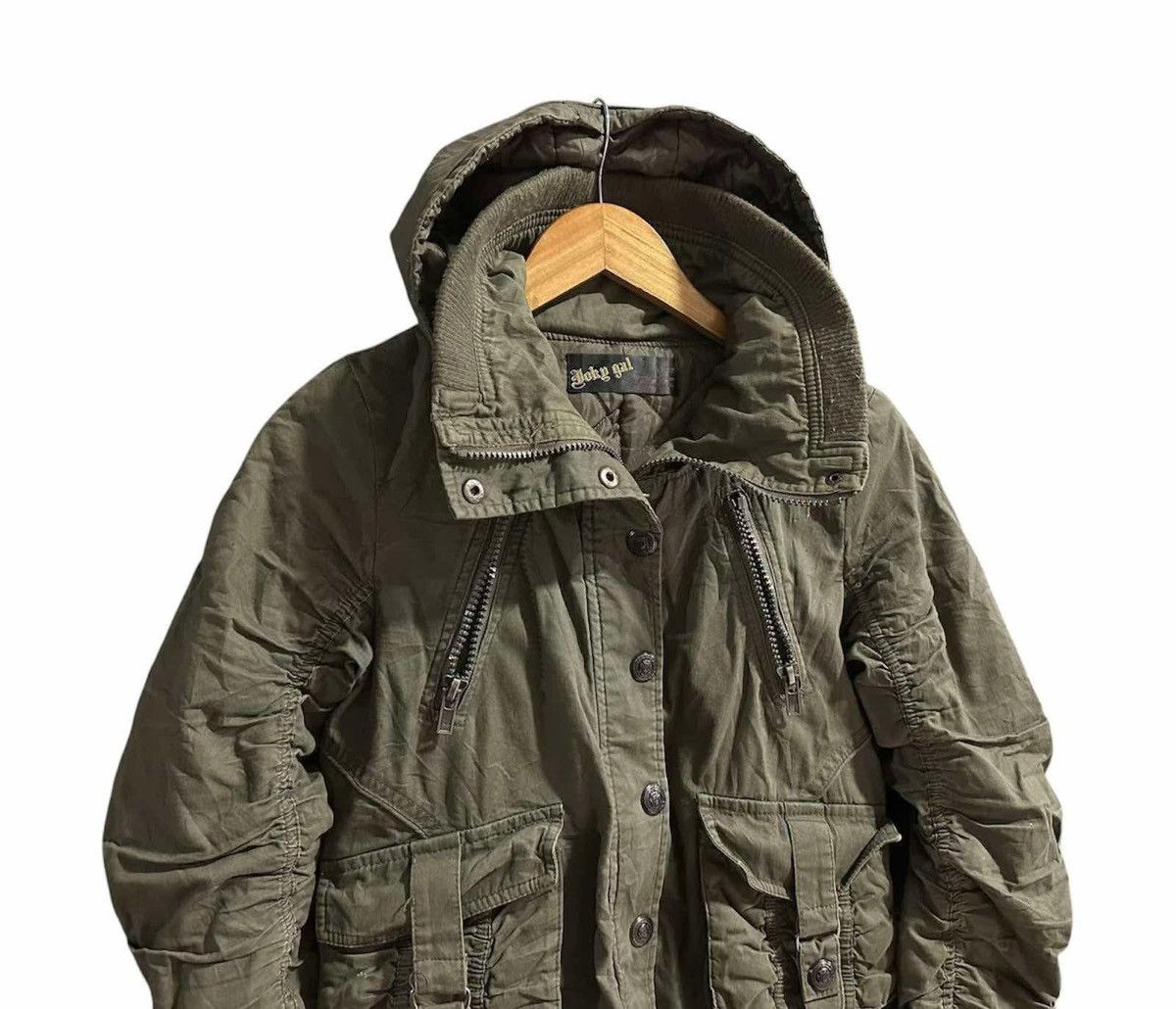 If Six Was Nine 🔥Sick Y2K Joky Gal Bono Bomber Parachute Jacket Hooded LGB Size US M / EU 48-50 / 2 - 7 Thumbnail