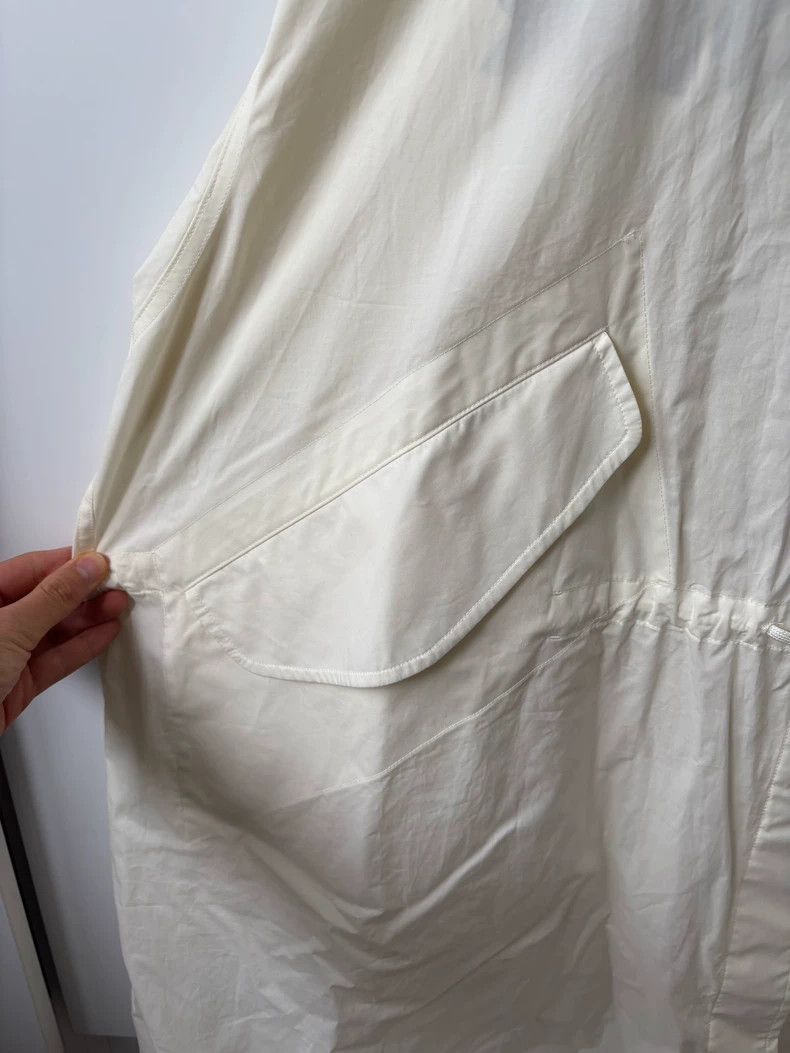 Jil Sander Jil Sander White Oversize Trench Coat Size S / US 4 / IT 40 - 3 Thumbnail