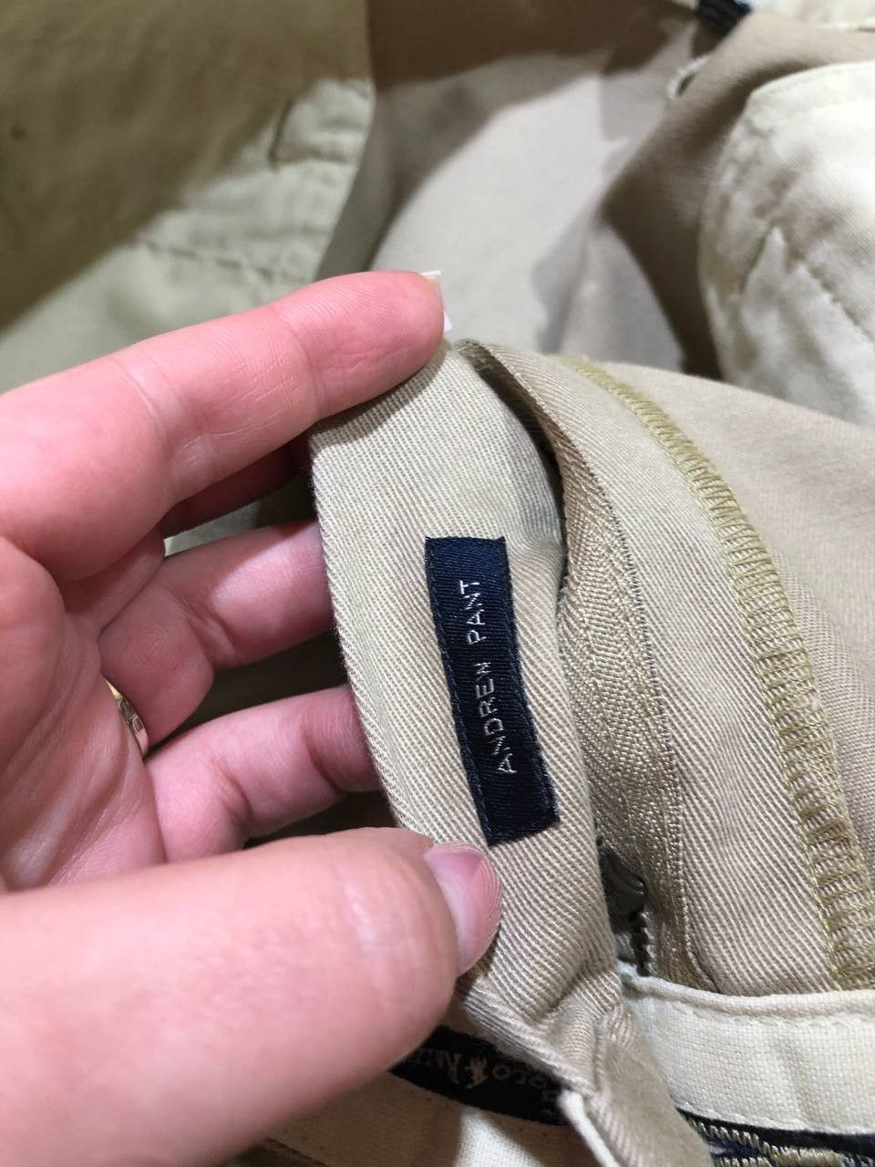 Polo Ralph Lauren Polo Ralph Lauren Pants Andrew Chino Pant Beige khaki cotton Size US 38 / EU 54 - 4 Thumbnail