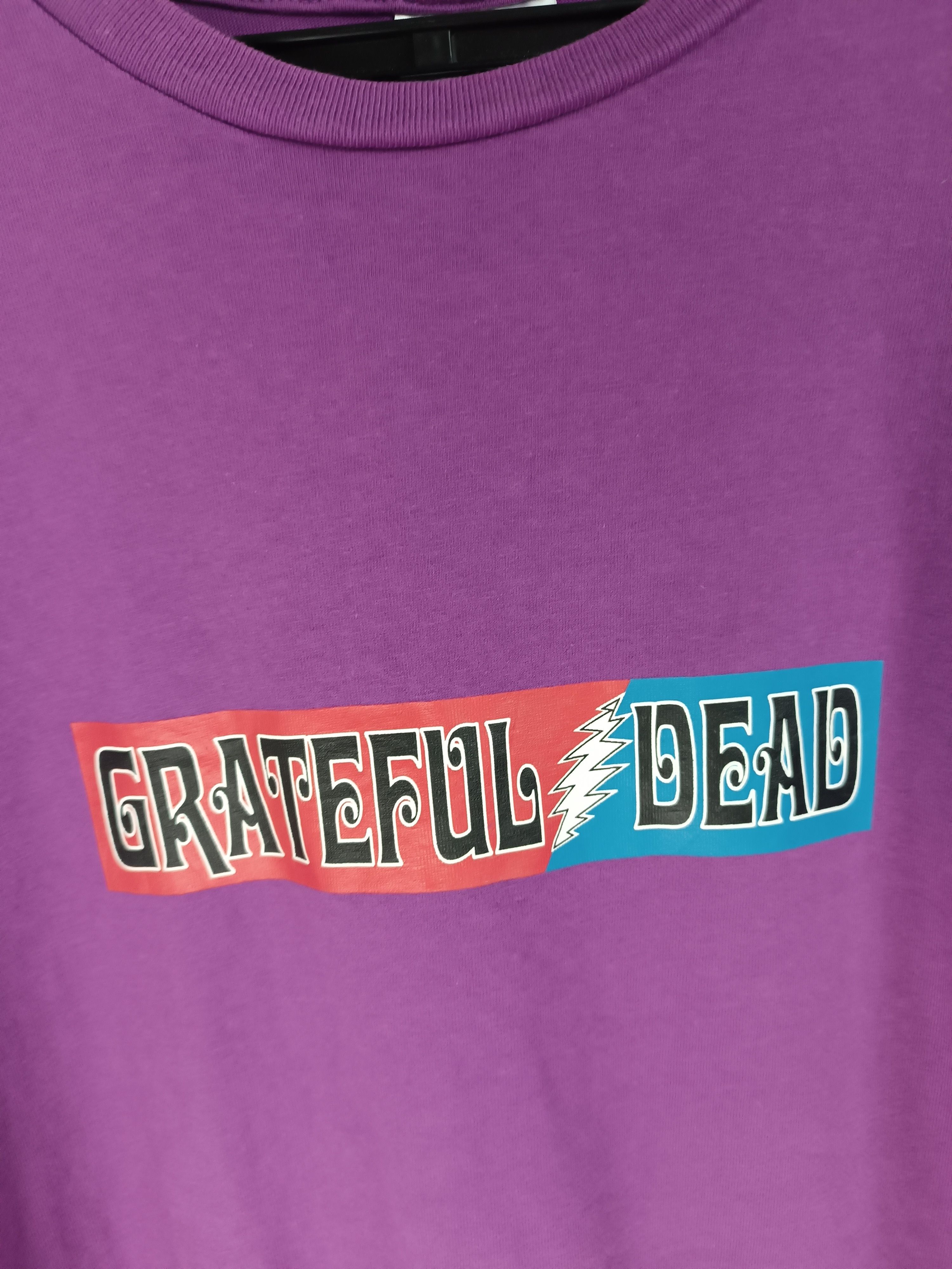 Grateful Dead VINTAGE GRATEFUL DEAD BOX LOGO CRAZY BACKHIT TEE Size US M / EU 48-50 / 2 - 9 Thumbnail