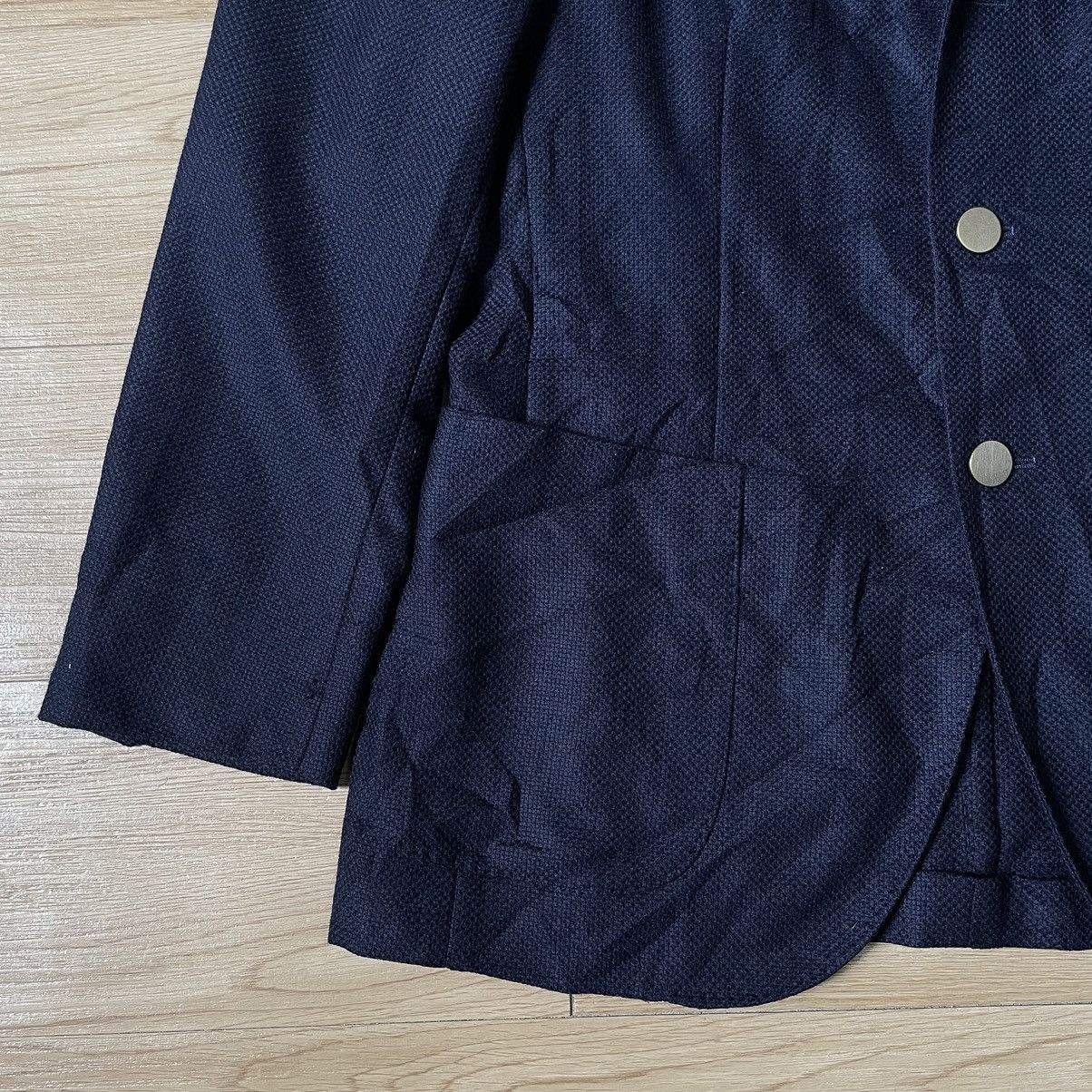 Boglioli 🇮🇹 Boglioli Milano Italy Blazer Virgin Wool Navy Blue Size US S / EU 44-46 / 1 - 8 Thumbnail