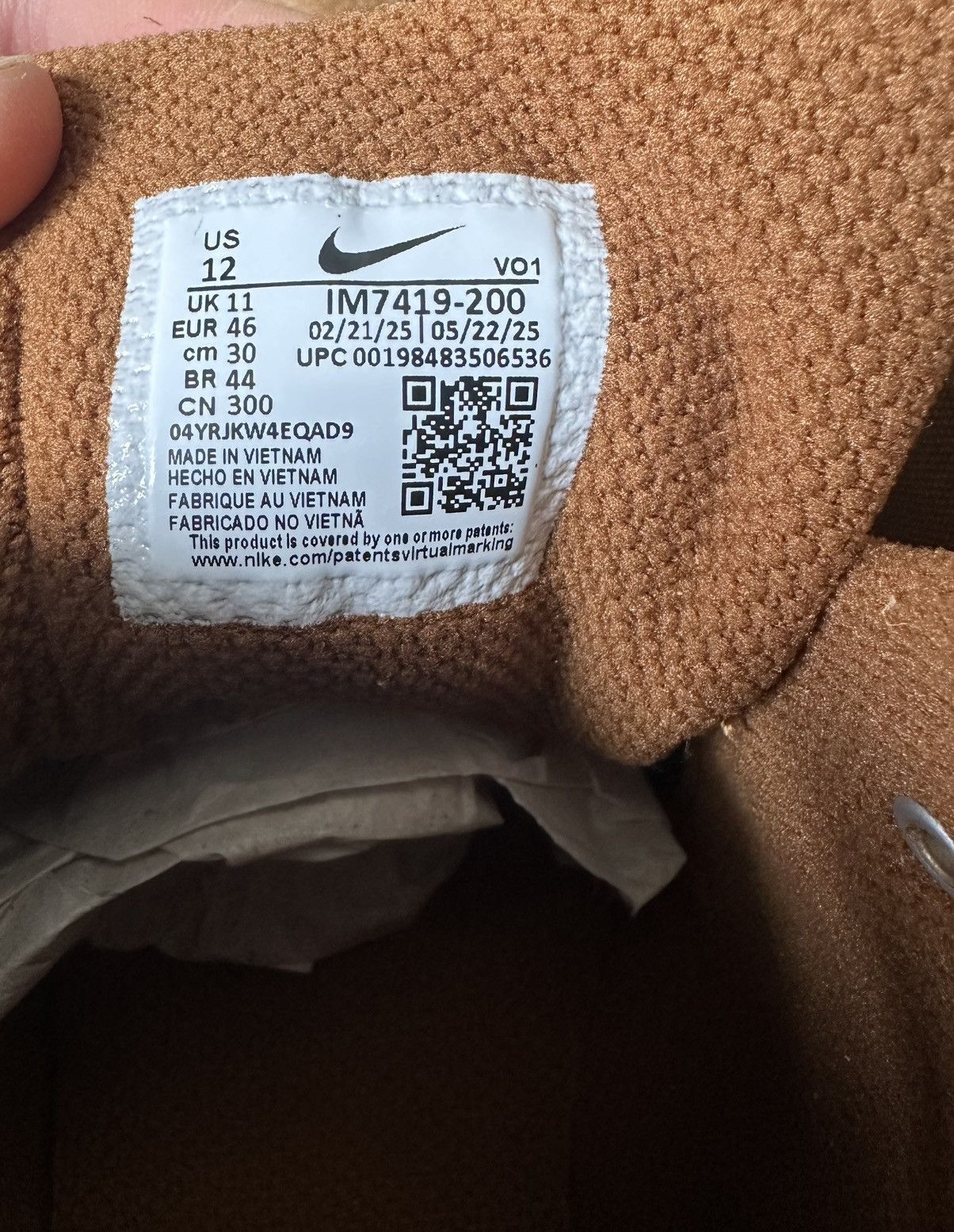Nike × Stussy STUSSY X NIKE BALTORO SP TAN SIZE 12 Size US 12 / EU 45 - 8 Thumbnail