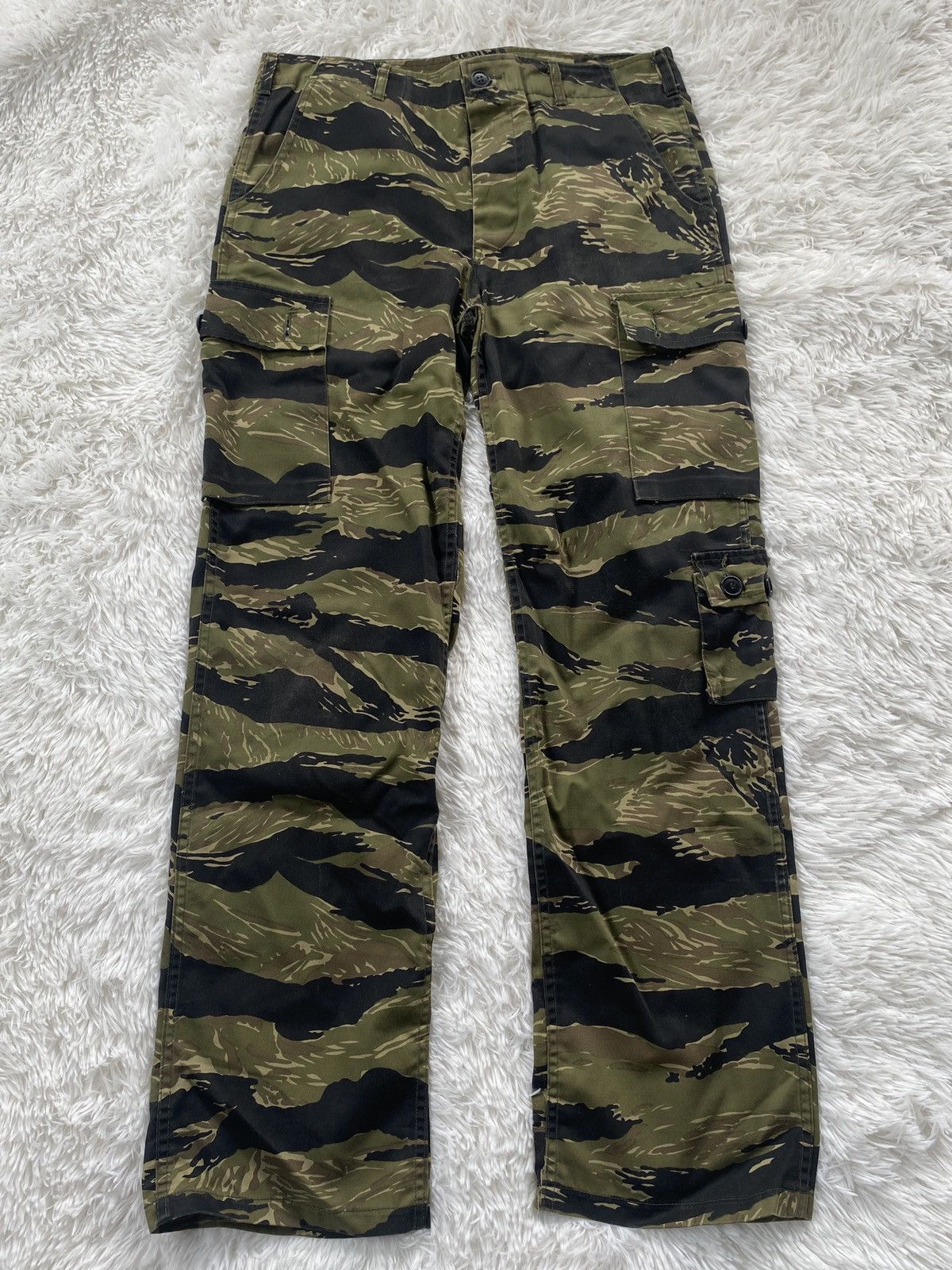 Vintage 💥BINDING NOW💥Vintage N.S Division Cargo Pant Tiger Stripe Size US 34 / EU 50 - 1 Thumbnail