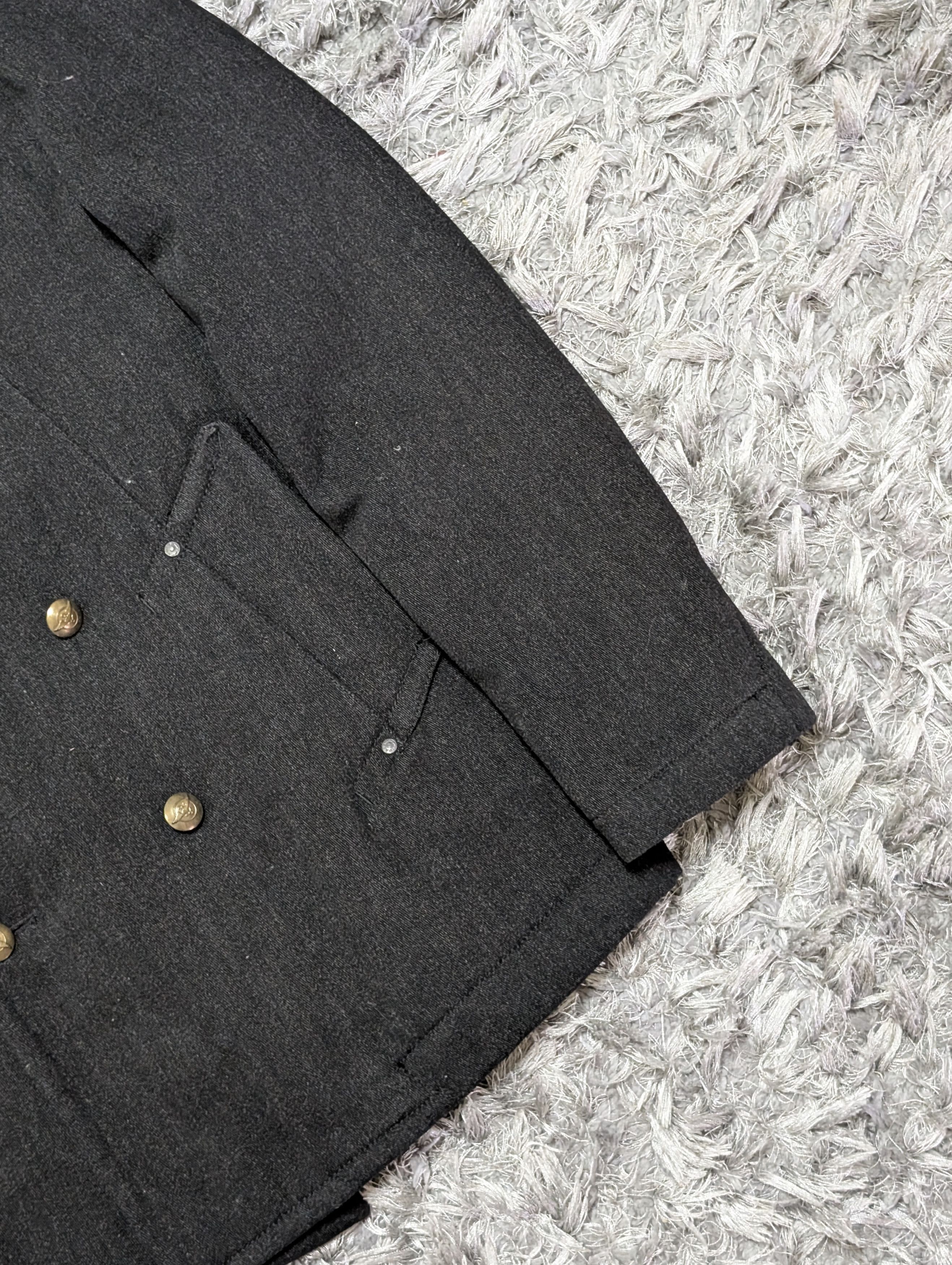 GAS Vintage Gas Double Breast Coat Six Button Wool Jacket Size US M / EU 48-50 / 2 - 5 Thumbnail
