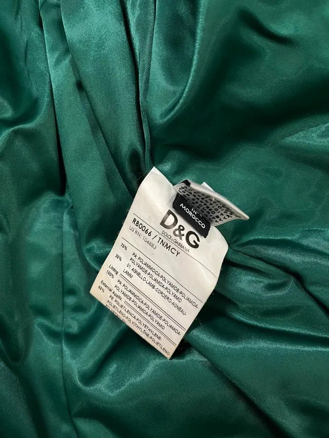 Dolce & Gabbana AW2007 Dolce & Gabbana Khaki Hybrid Nylon Leather Jacket Size US L / EU 52-54 / 3 - 13 Thumbnail
