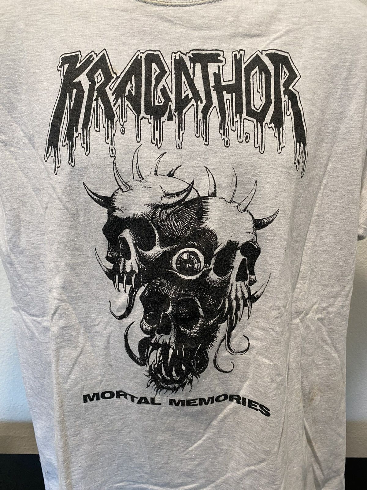 Vintage Krabathor death metal band shirt vintage 90s Size US XL / EU 56 / 4 - 3 Thumbnail