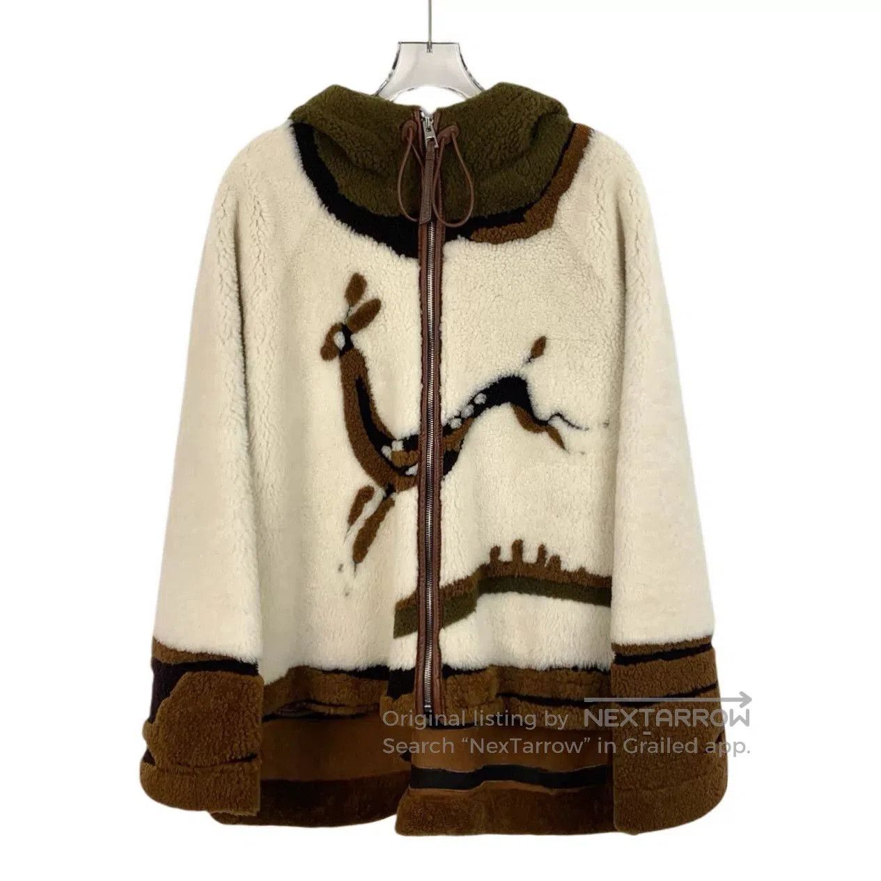 Loewe Loewe Colorblock Animal Print Hooded Jacket. Size US S / EU 44-46 / 1 - 1 Thumbnail