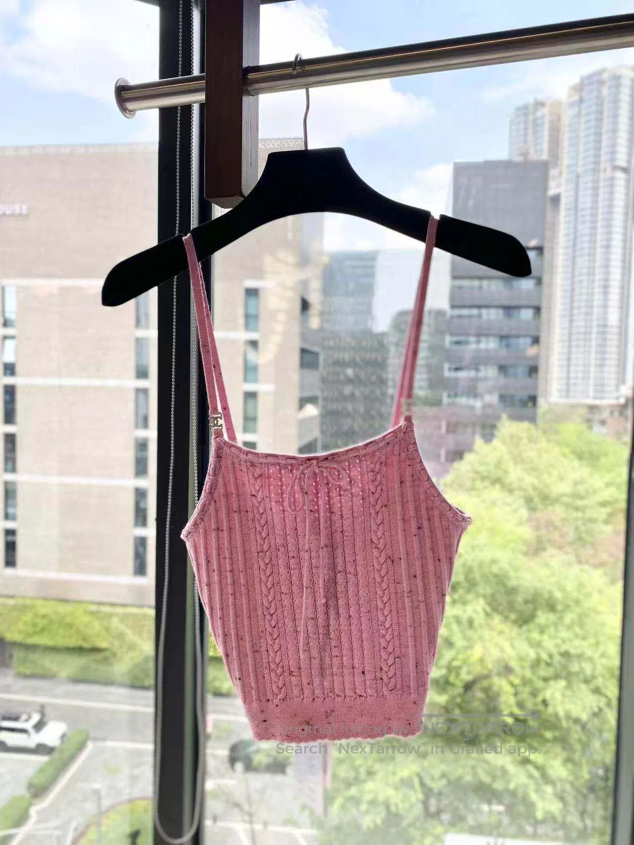 Chanel Chanel Pink vest with bow headband| Size XS / US 0-2 / IT 36-38 - 3 Thumbnail