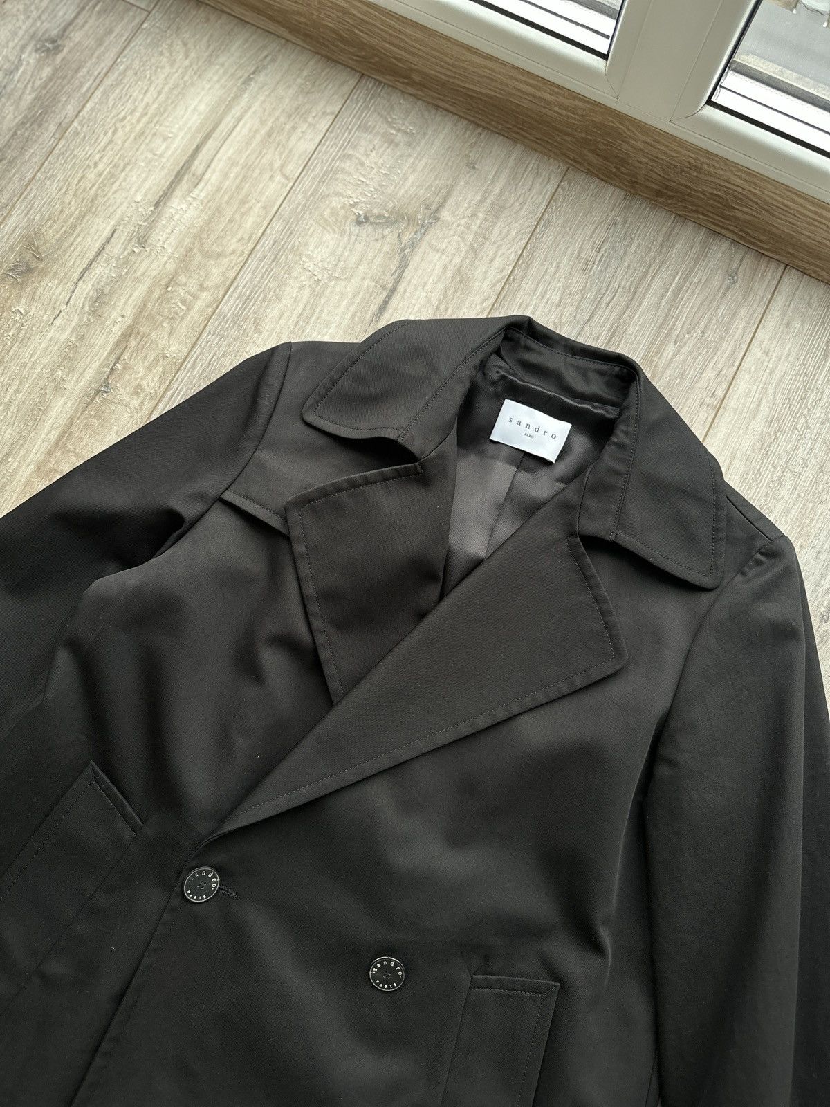 Sandro Sandro coat Cropped Sleeves Womens Large Size L / US 10 / IT 46 - 9 Thumbnail