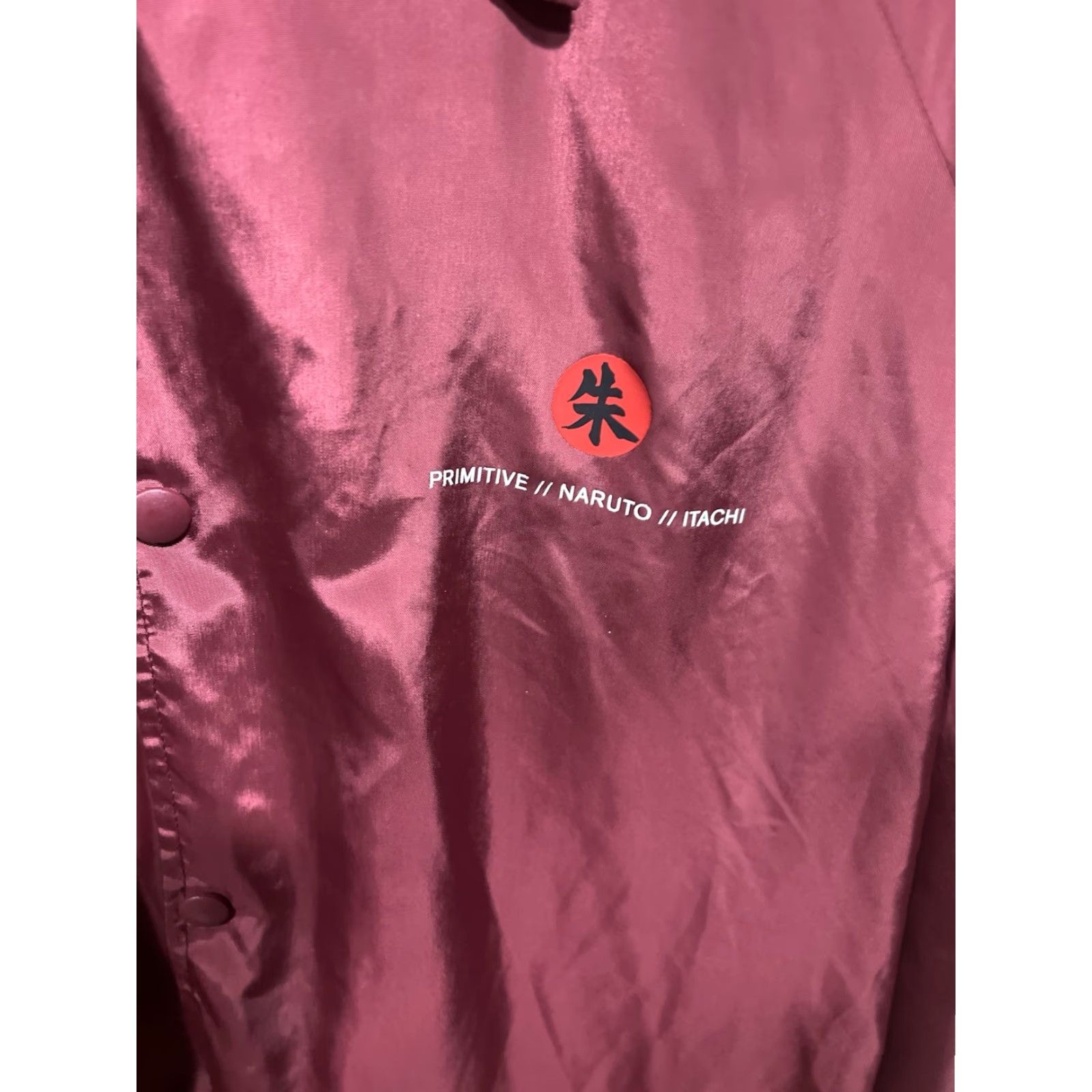 Primitive VINTAGE Naruto Shippuden Jacket Windbreaker Burgundy Primitive Skateboarding Mens Large Size US L / EU 52-54 / 3 - 4 Thumbnail