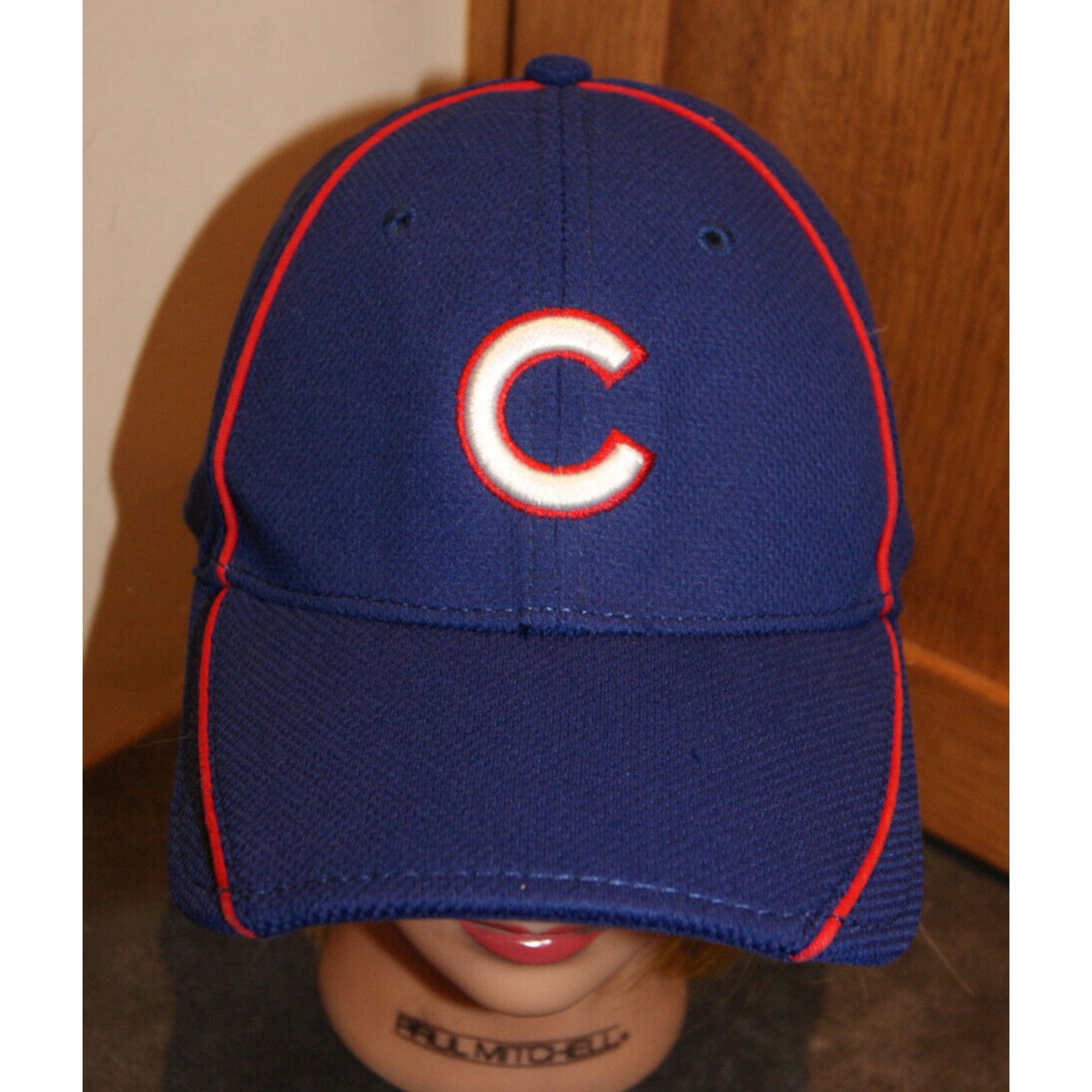 New Era VTG Y2K Chicago Cubs New Era 39Thirty Fitted M/L Hat Cap Size ONE SIZE - 1 Thumbnail