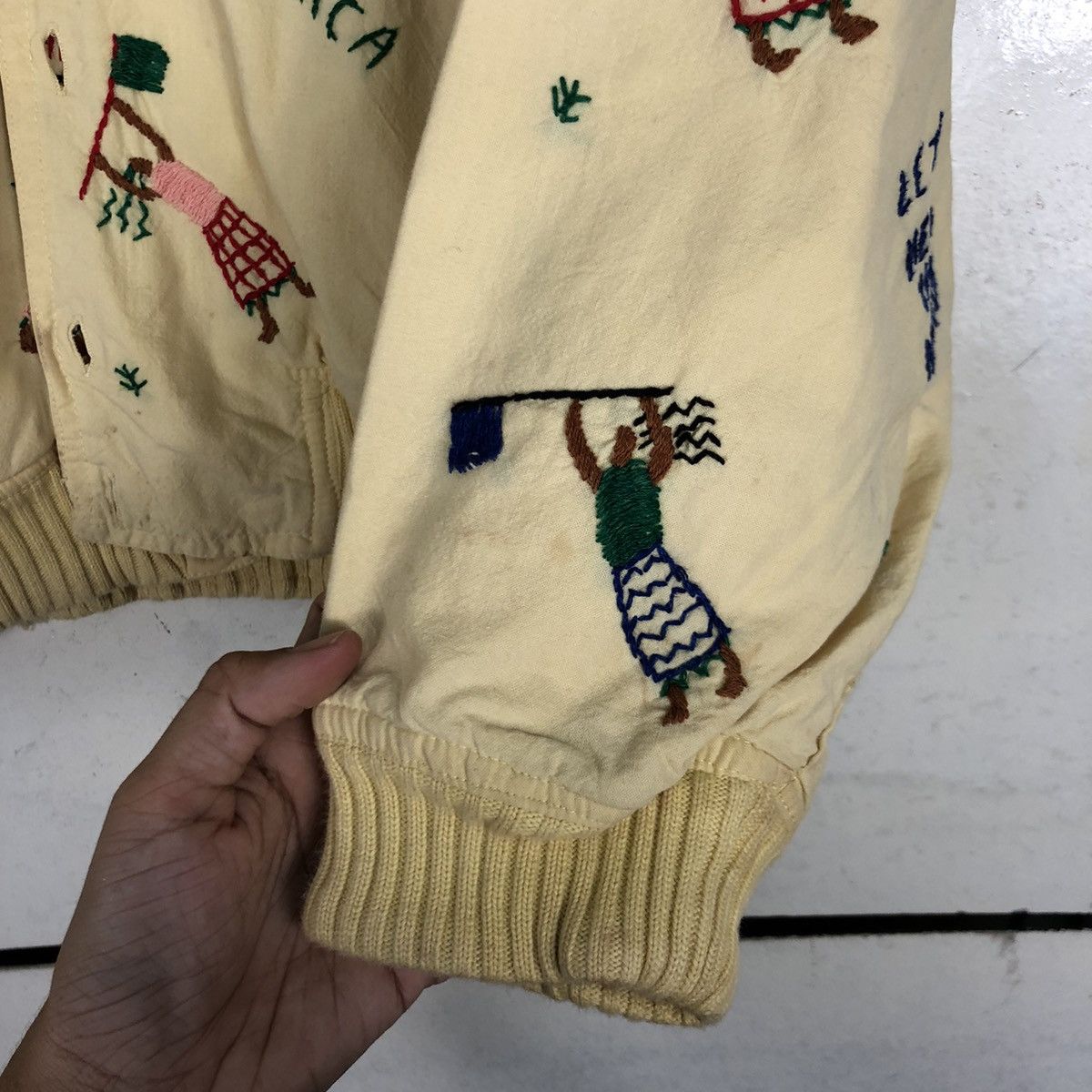 Japanese Brand × Other Indio Embroidered Bombers Jacket Size US M / EU 48-50 / 2 - 13 Thumbnail