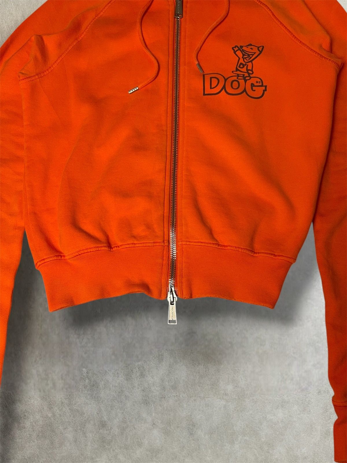 Dsquared2 FW2007 Dsquared2 “Daddy Dog” cropped 2-way zip hoodie Size US M / EU 48-50 / 2 - 6 Thumbnail