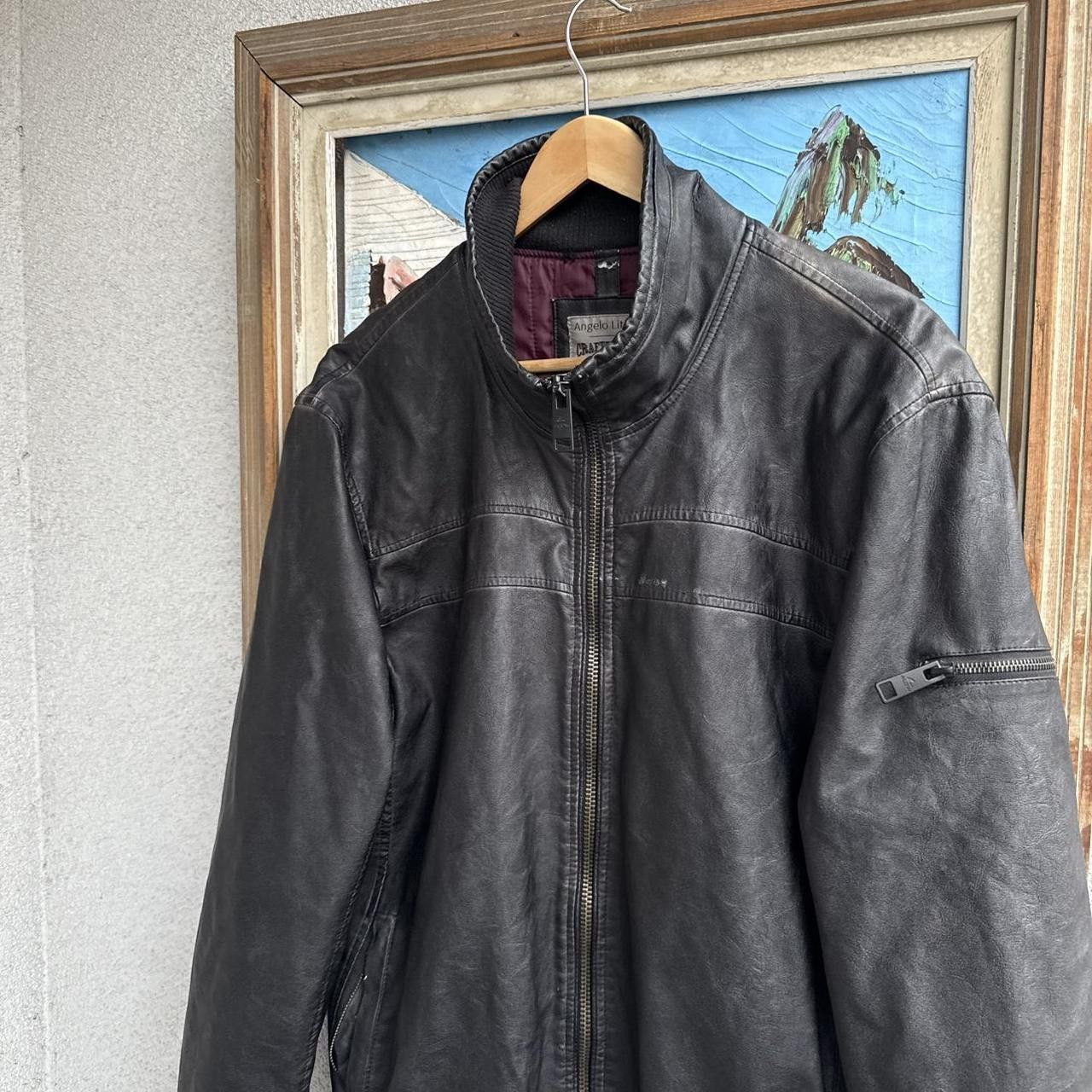 Vintage Vintage 90s Real Leather Cropped Jacket Fitted Black Size US M / EU 48-50 / 2 - 3 Thumbnail