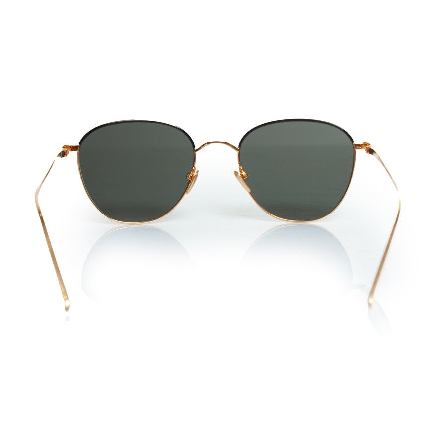 Linda Farrow Linda Farrow, 6397 sunglasses in black and gold Size ONE SIZE - 4 Thumbnail