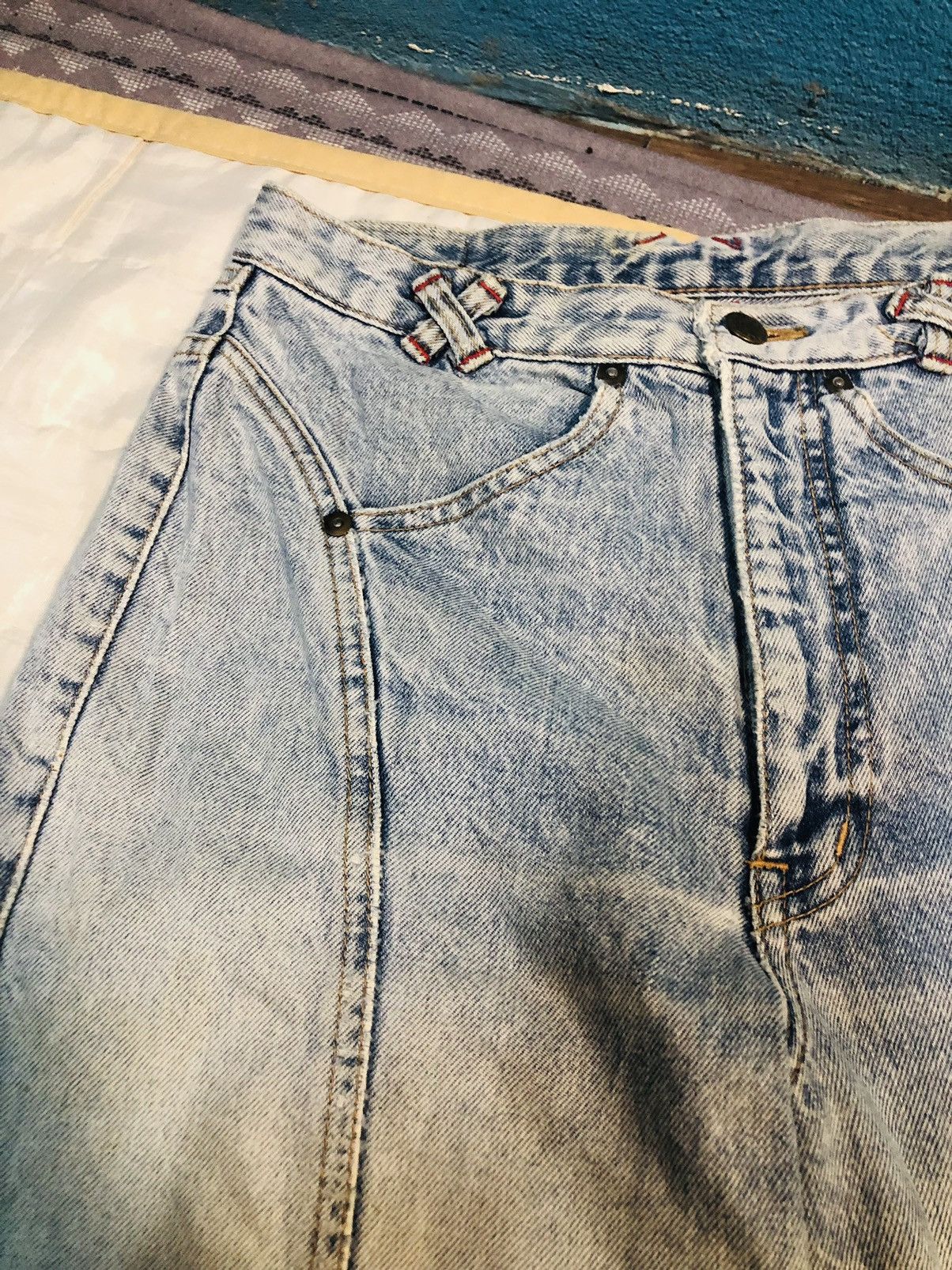 Japanese Brand Open 203-CX Original Jeans (10) Size US 27 - 5 Thumbnail