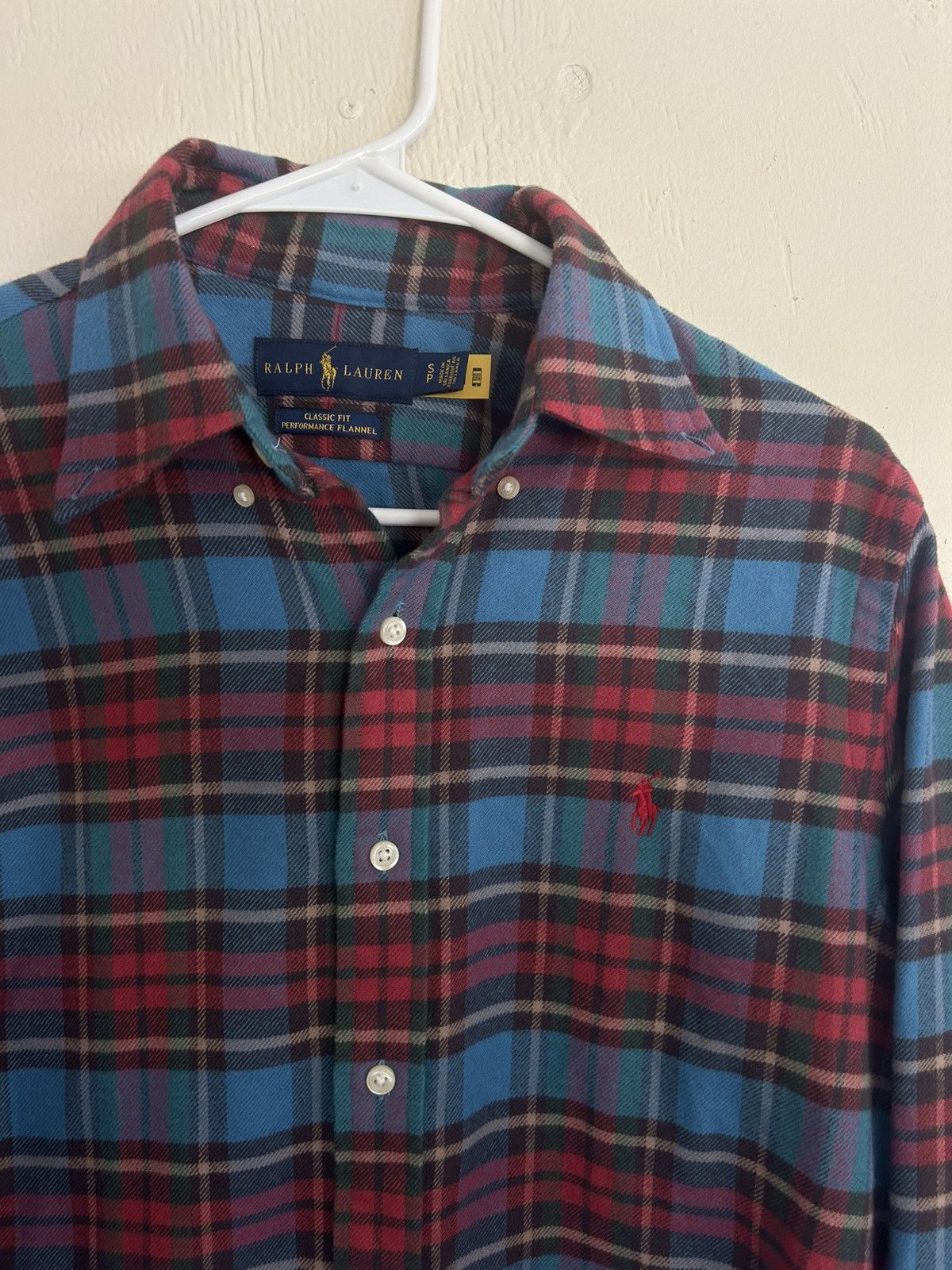 Polo Ralph Lauren Polo Ralph Lauren Red & Blue Flannel Shirt Size US S / EU 44-46 / 1 - 2 Thumbnail