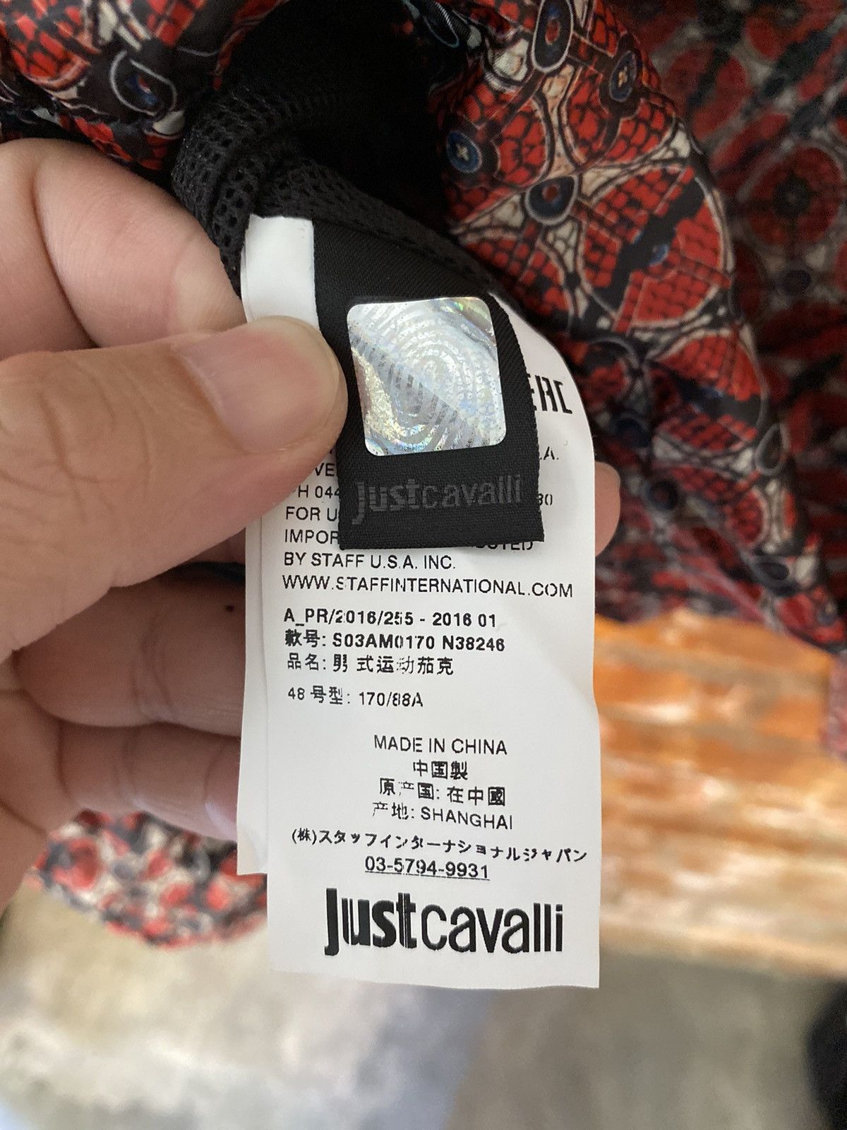 Just Cavalli 🔥 SS16 Leopard psychedelic Ligtht bomber Jacket Size US S / EU 44-46 / 1 - 13 Thumbnail