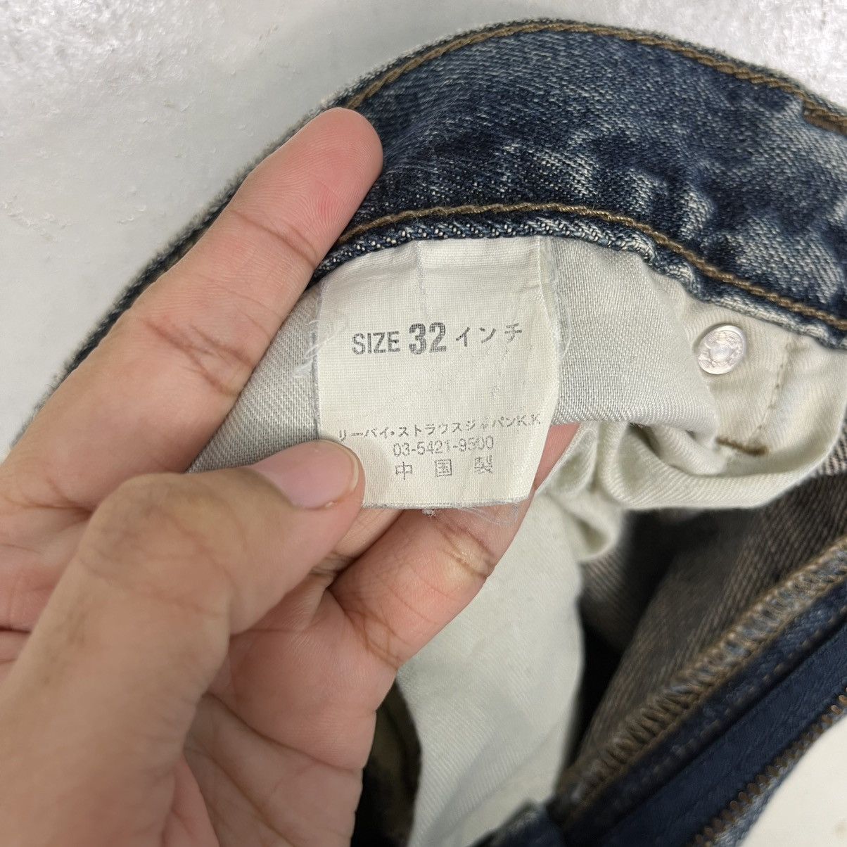 Levi's Vintage Y2k Levis Distressed Denim Jeans Size US 32 / EU 48 - 21 Thumbnail