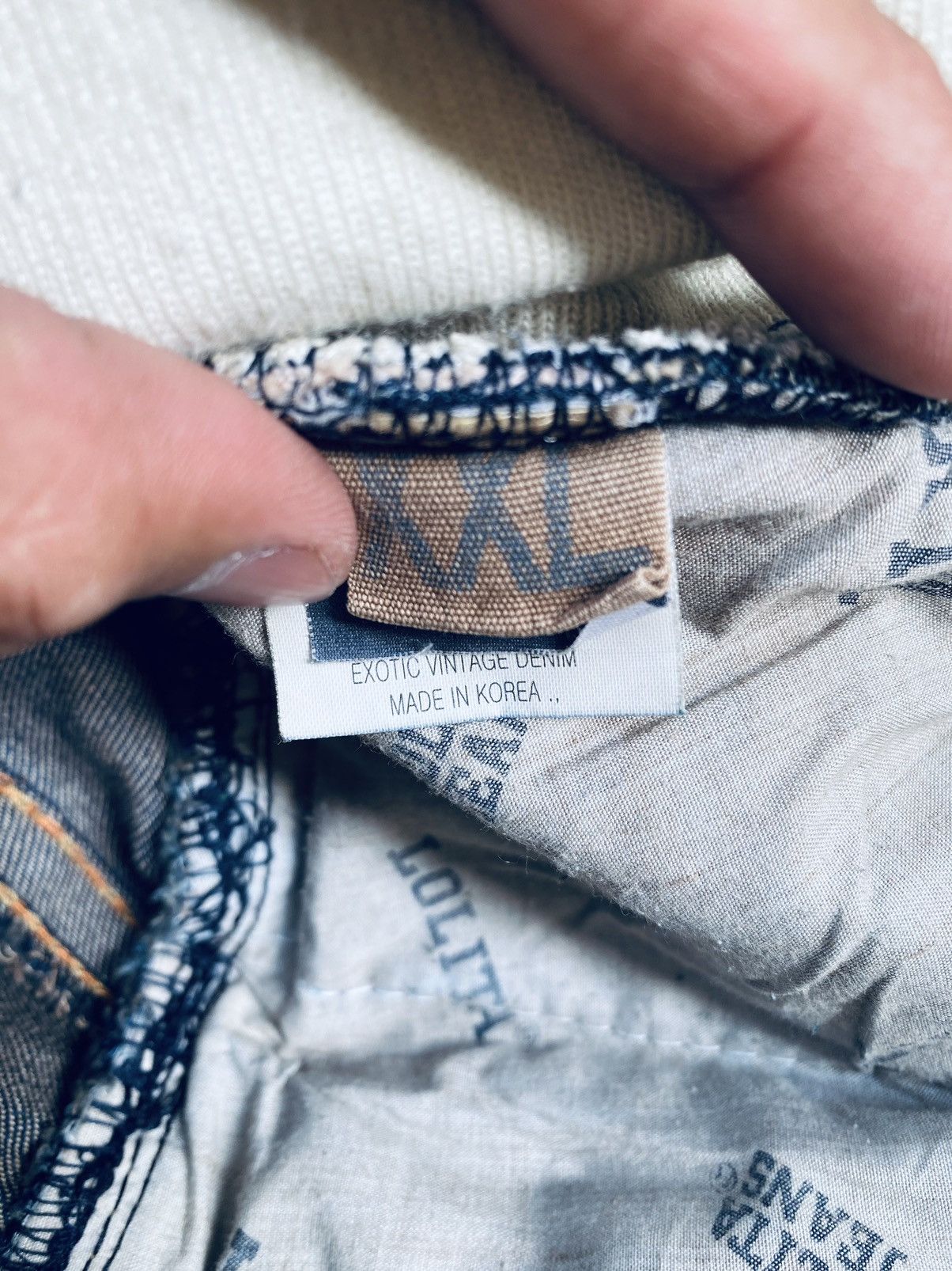 Japanese Brand Vintage Yoshitomo Nara Lolita Pop Art Flared Jeans Pants Size US 30 / EU 46 - 10 Thumbnail