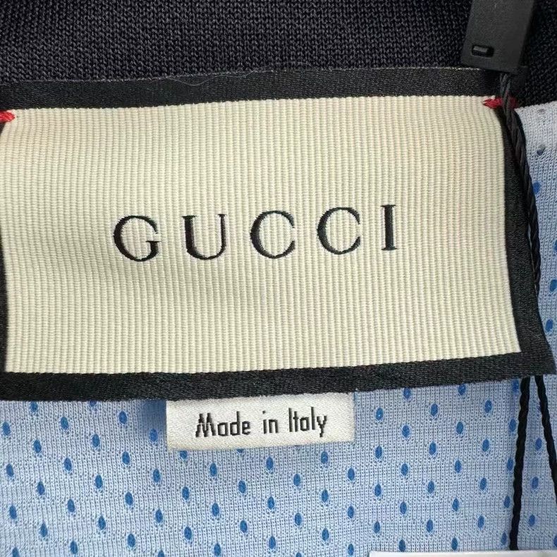 Gucci Gucci Blue tiger-head embroidered zip jacket Size US M / EU 48-50 / 2 - 6 Thumbnail