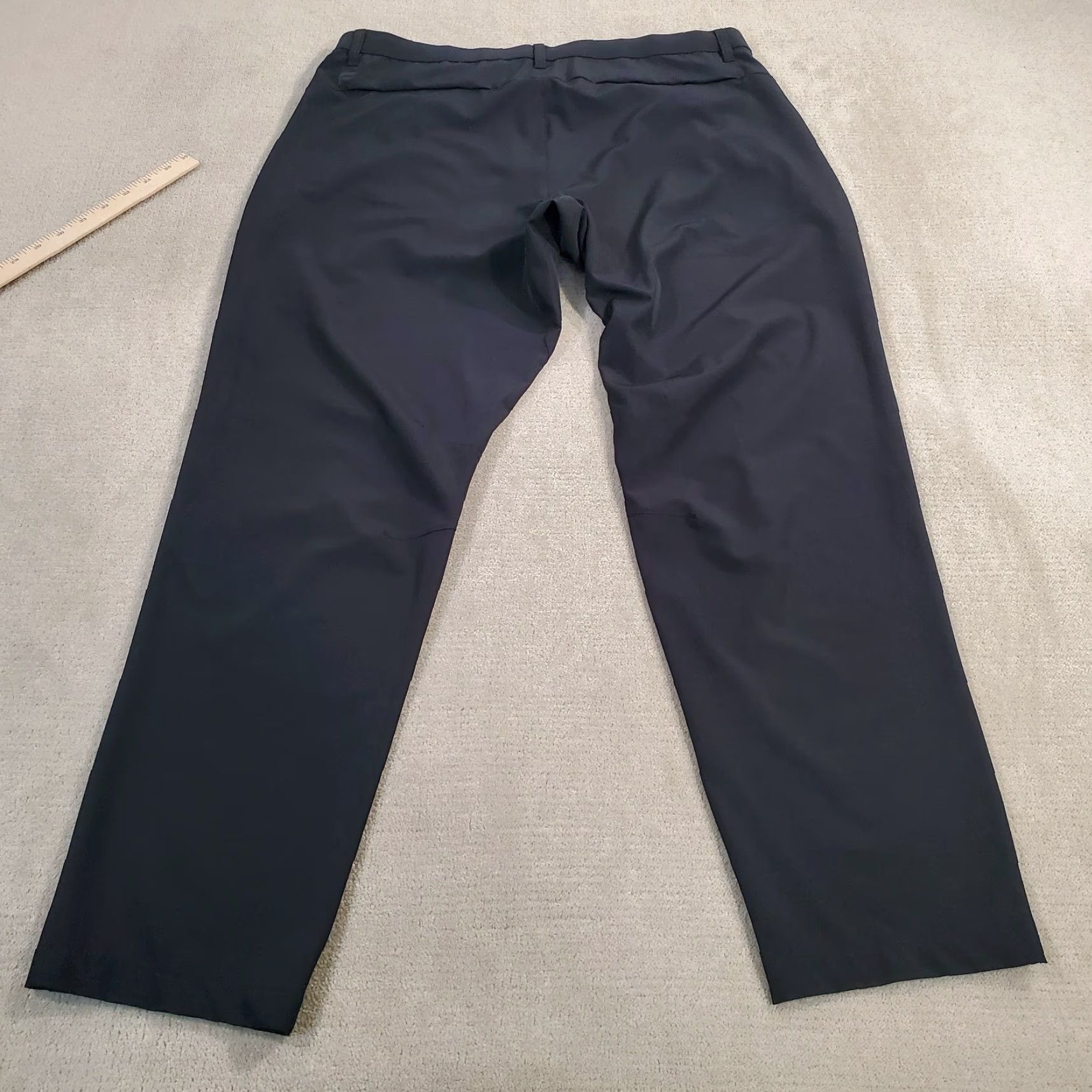 Fabletics Fabletics Pants Mens 36x30 Black Chinos Performance Stretch Casual Flat Front Logo Lightweight Regular Straight - Mens Pants Black Chino Size US 36 / EU 52 - 7 Thumbnail