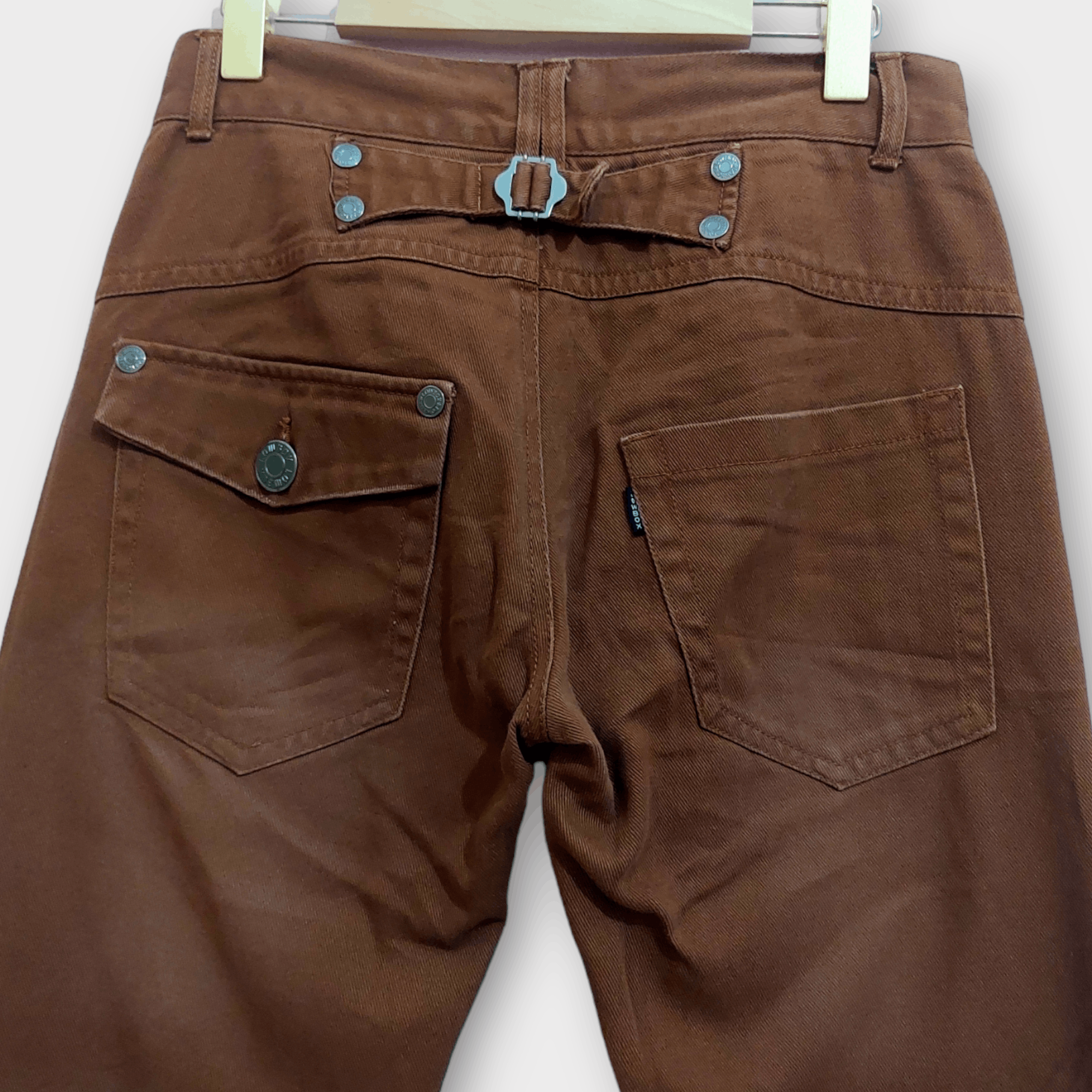 LOWBOX Lowbox Faded Buckle Back Jeans Size US 30 / EU 46 - 2 Thumbnail