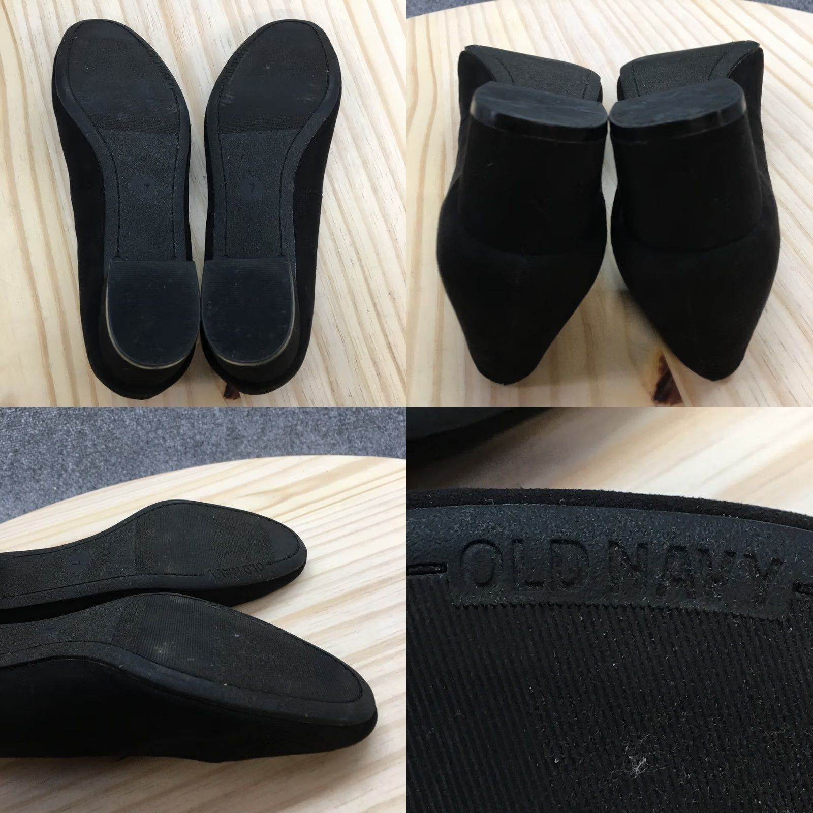 Old Navy Old Navy Shoes Womens Ballet Heel Black Low Top Round Toe Block Casual Slip On XS? Size M / US 6-8 / IT 42-44 - 8 Thumbnail
